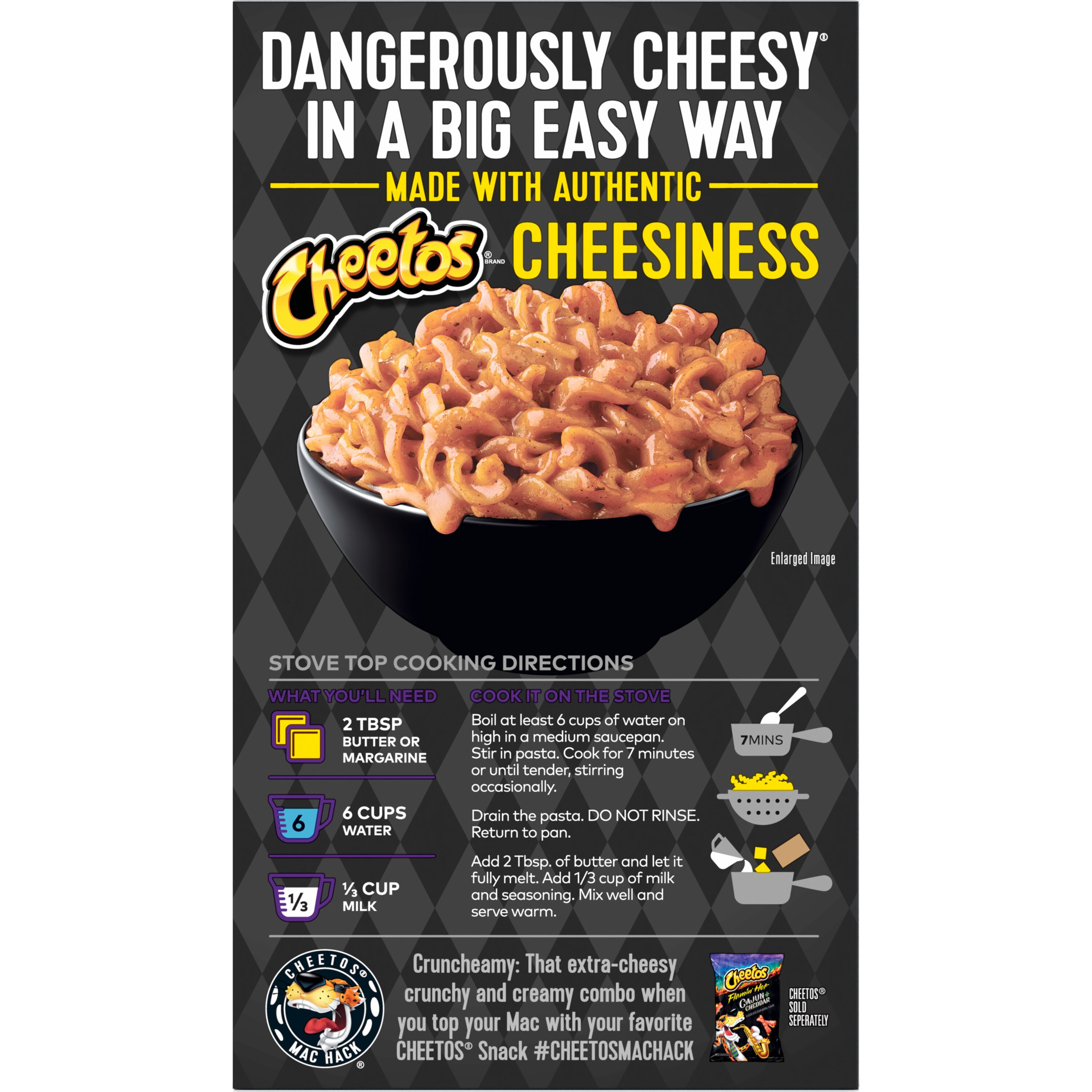 Cheetos, Mac'N Cheese, Cajun Cheddar Flavor, Pasta With Flavored Sauce thumbnail