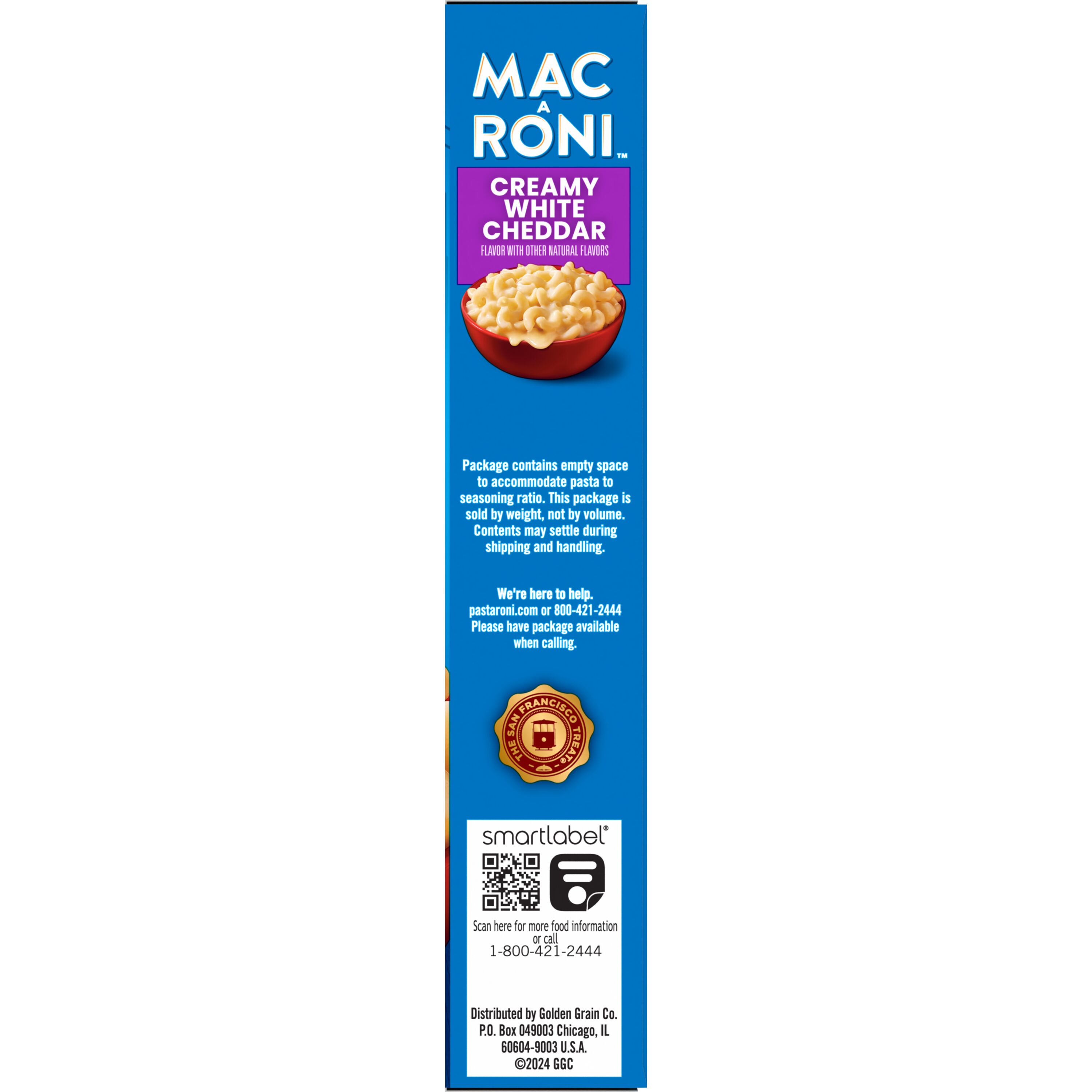 Mac A Roni, Creamy White Cheddar Flavor, Pasta With Flavored Sauce thumbnail