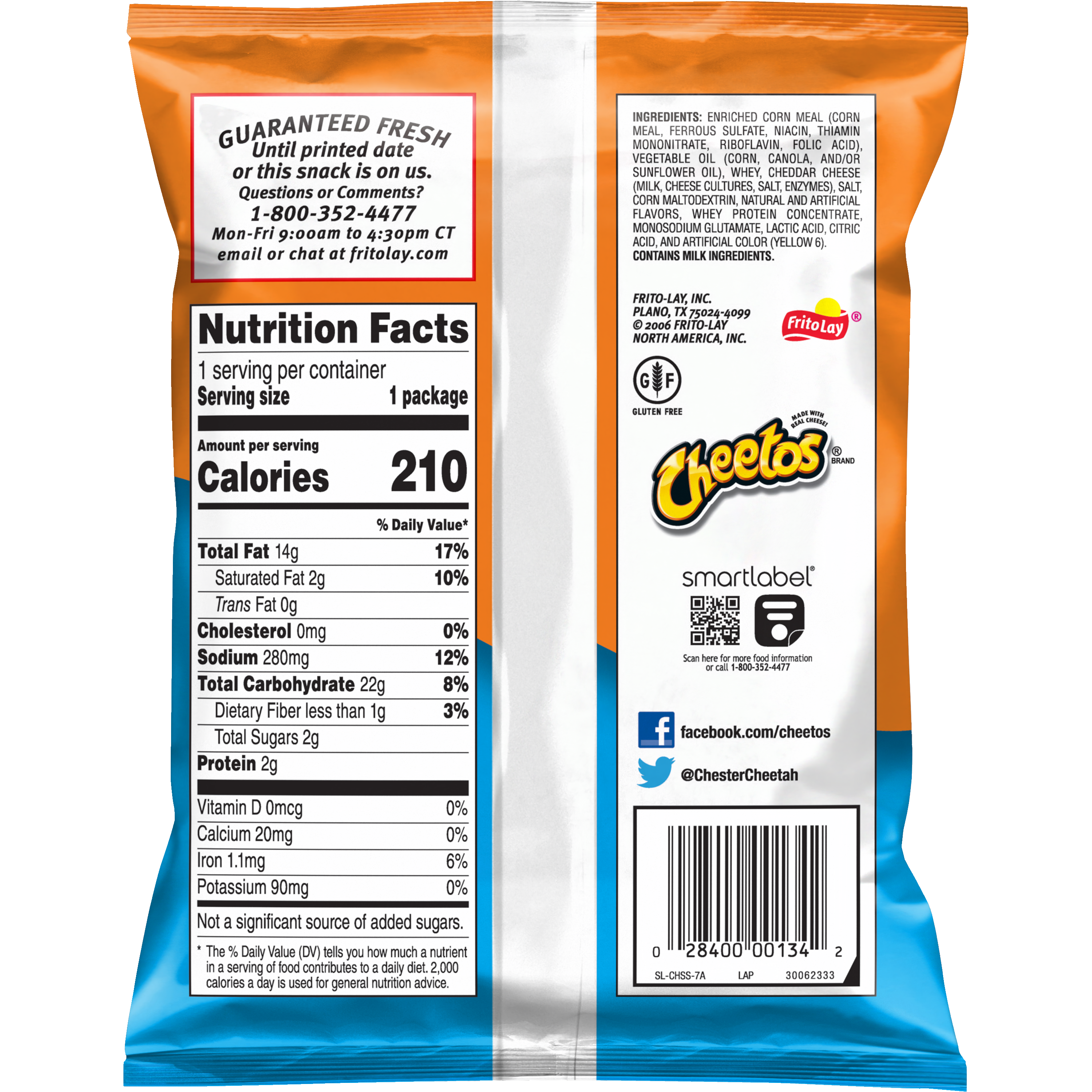 Cheetos, Puffs, Cheese Flavored Snacks thumbnail
