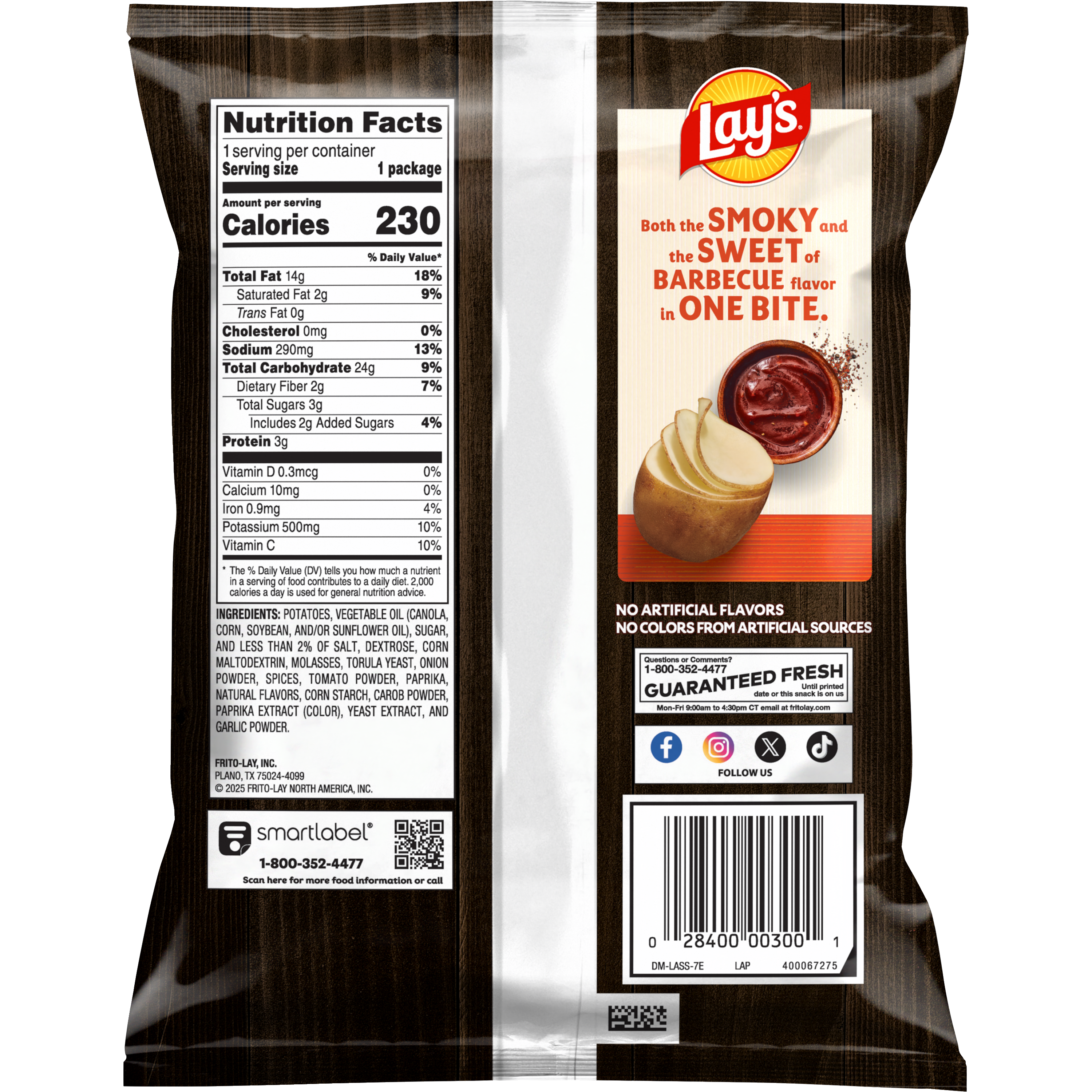 Lay's, Barbecue Flavored, Potato Chips thumbnail