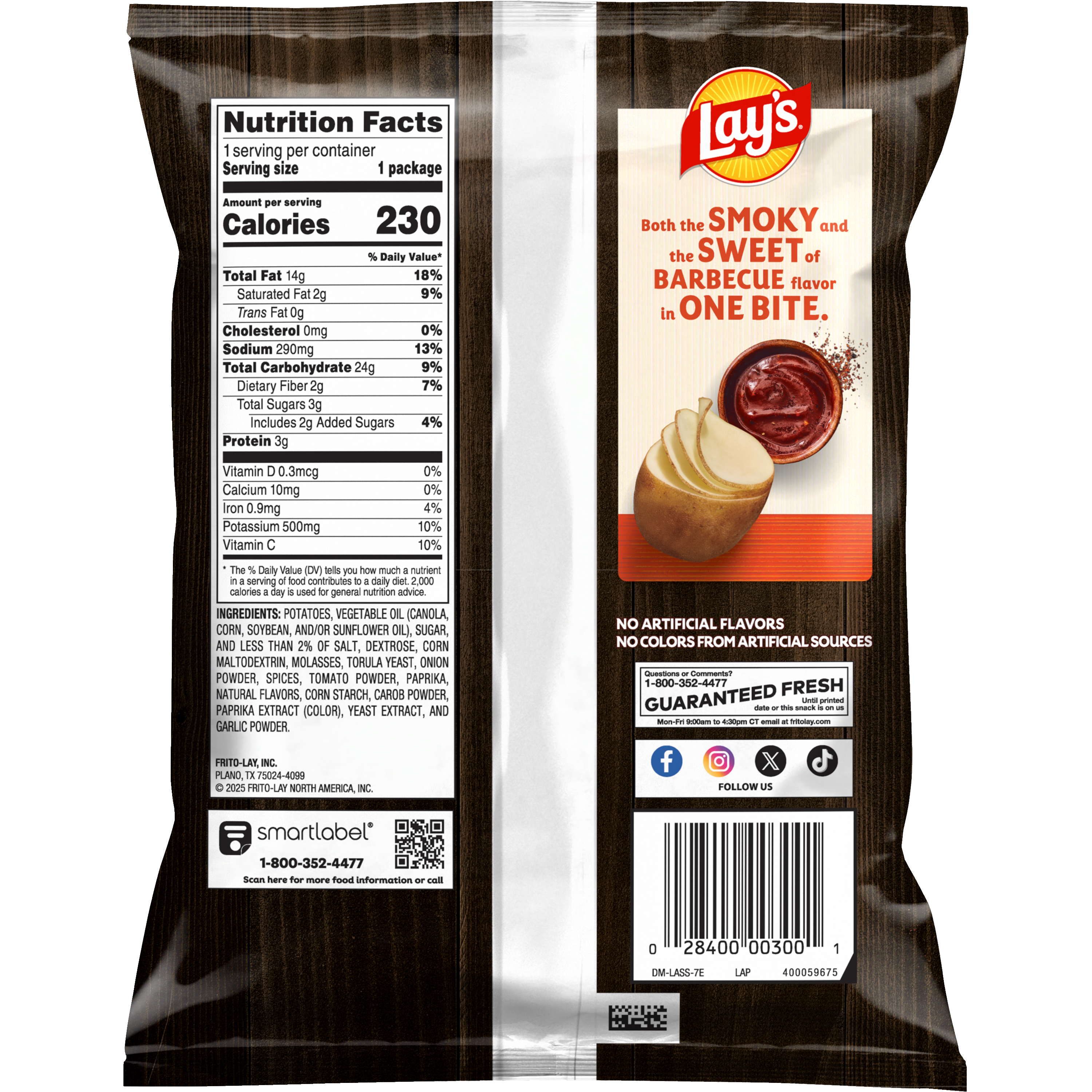 Lay's, Barbecue Flavored, Potato Chips thumbnail