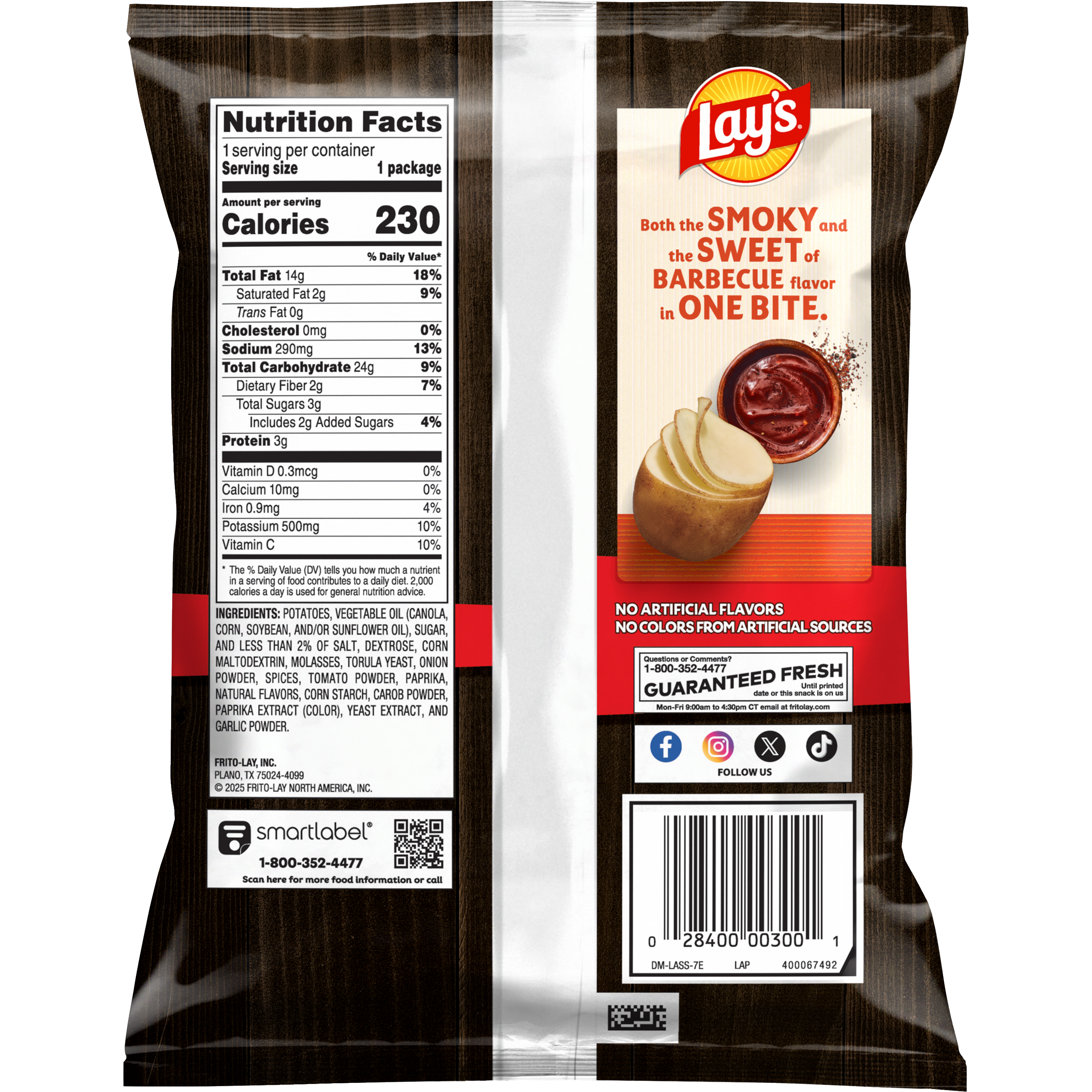 Lay's, Barbecue Flavored, Potato Chips thumbnail