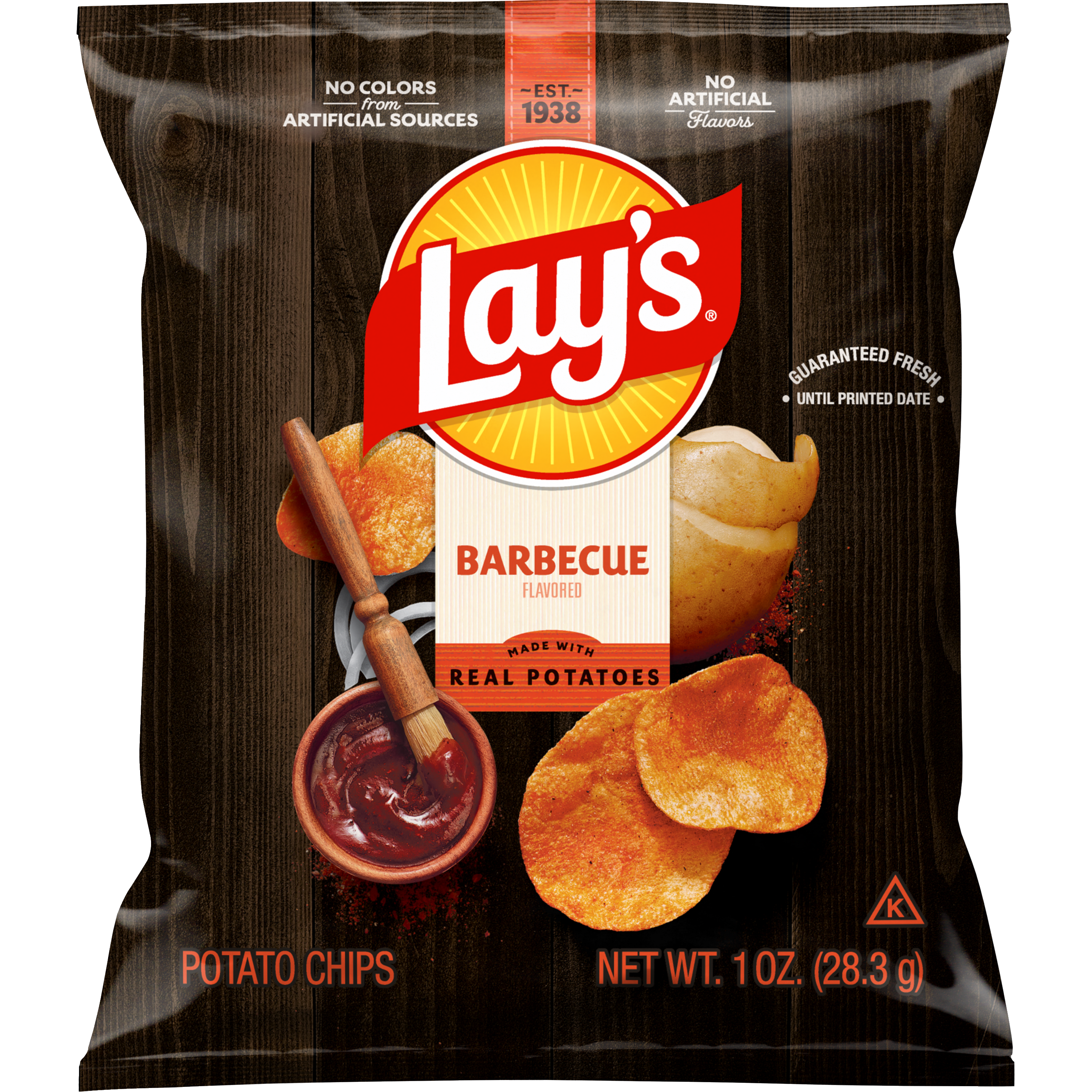 Lay's, Barbecue Flavored, Potato Chips