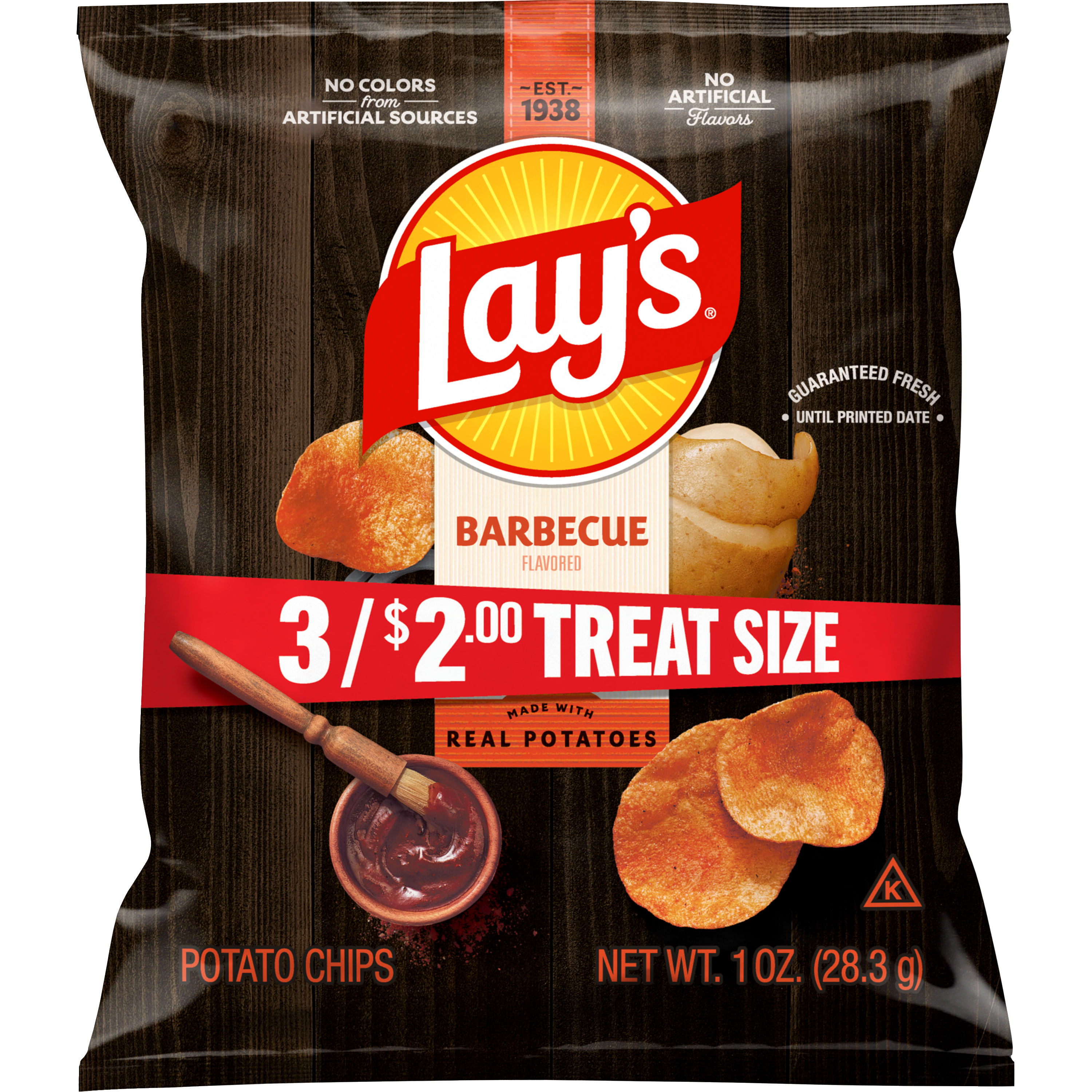 Lay's, Barbecue Flavored, Potato Chips