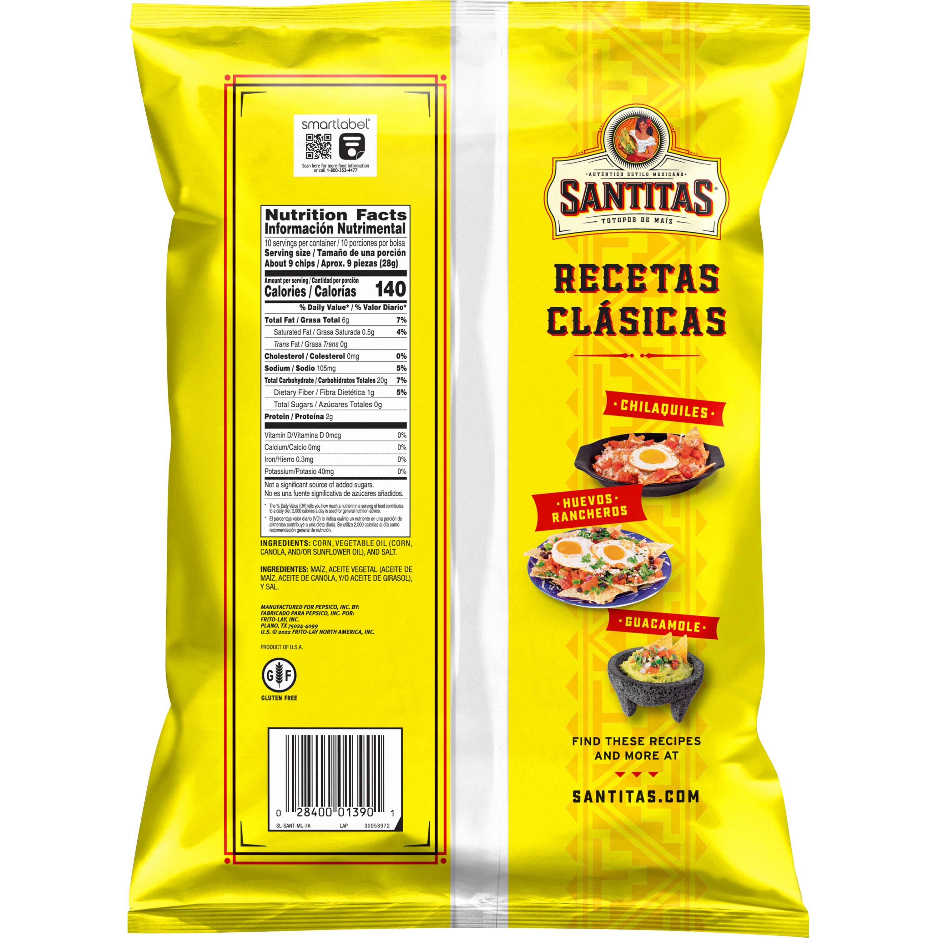 Santitas, Yellow Corn Tortilla Chips thumbnail