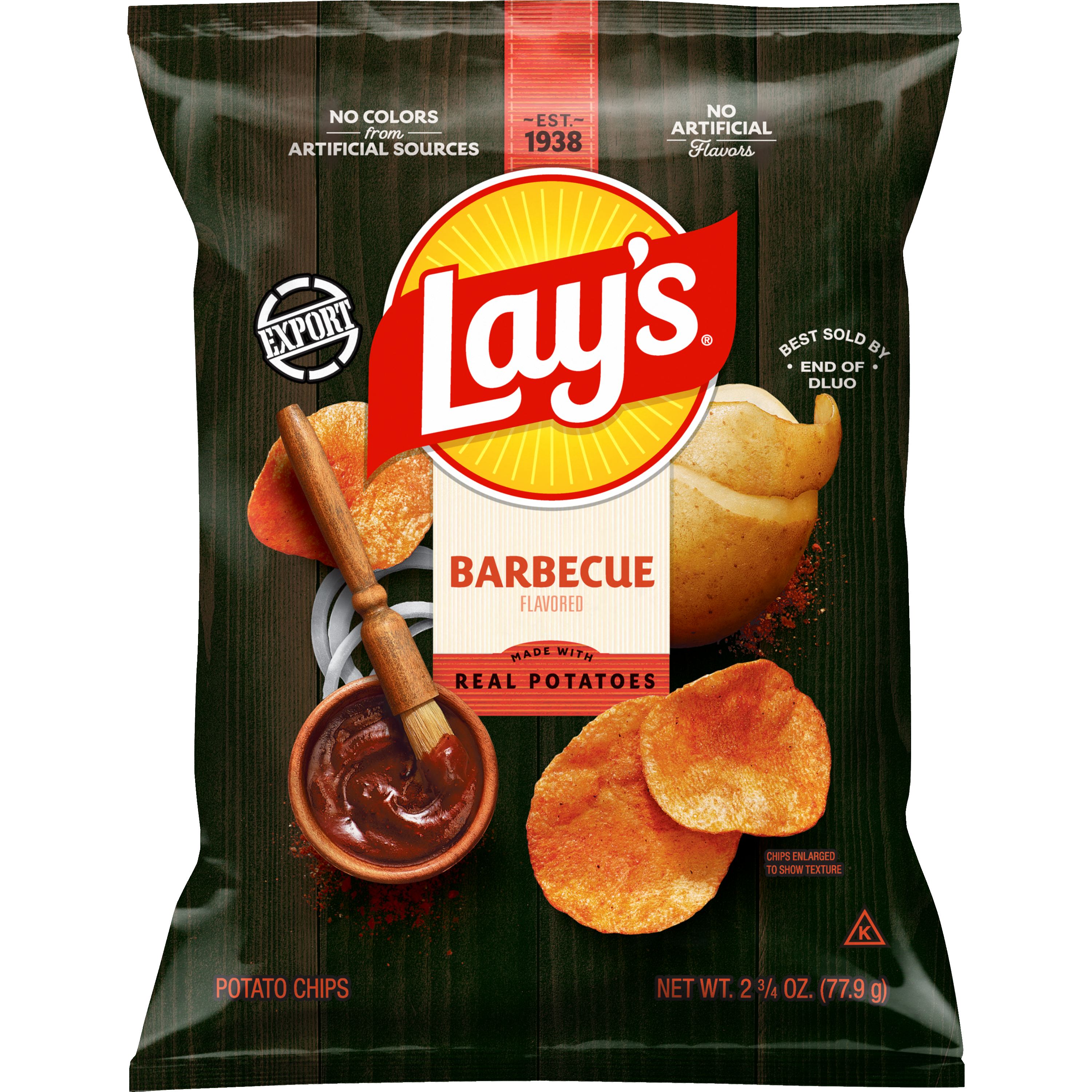 Lay's, Barbecue Flavored, Potato Chips