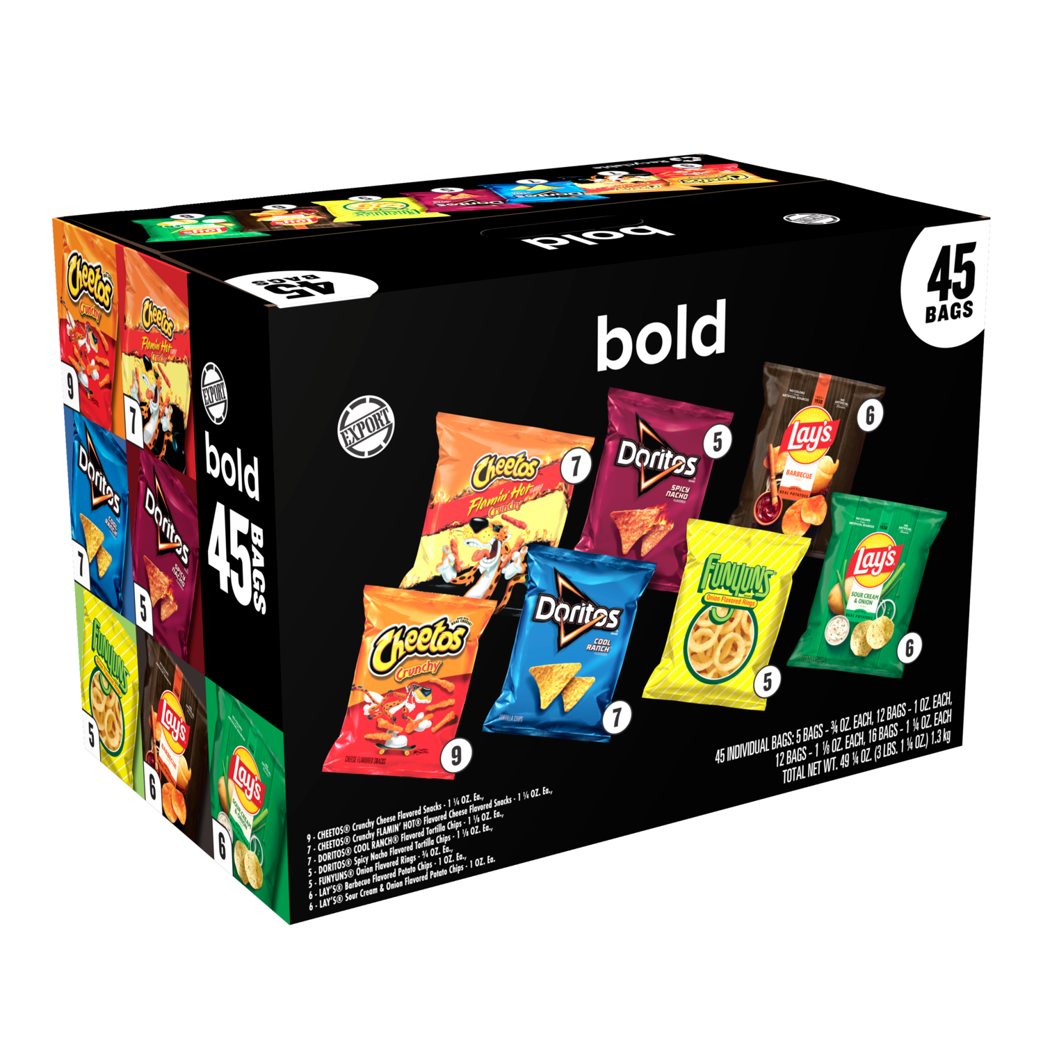 Frito-Lay, Bold Mix, Variety Pack