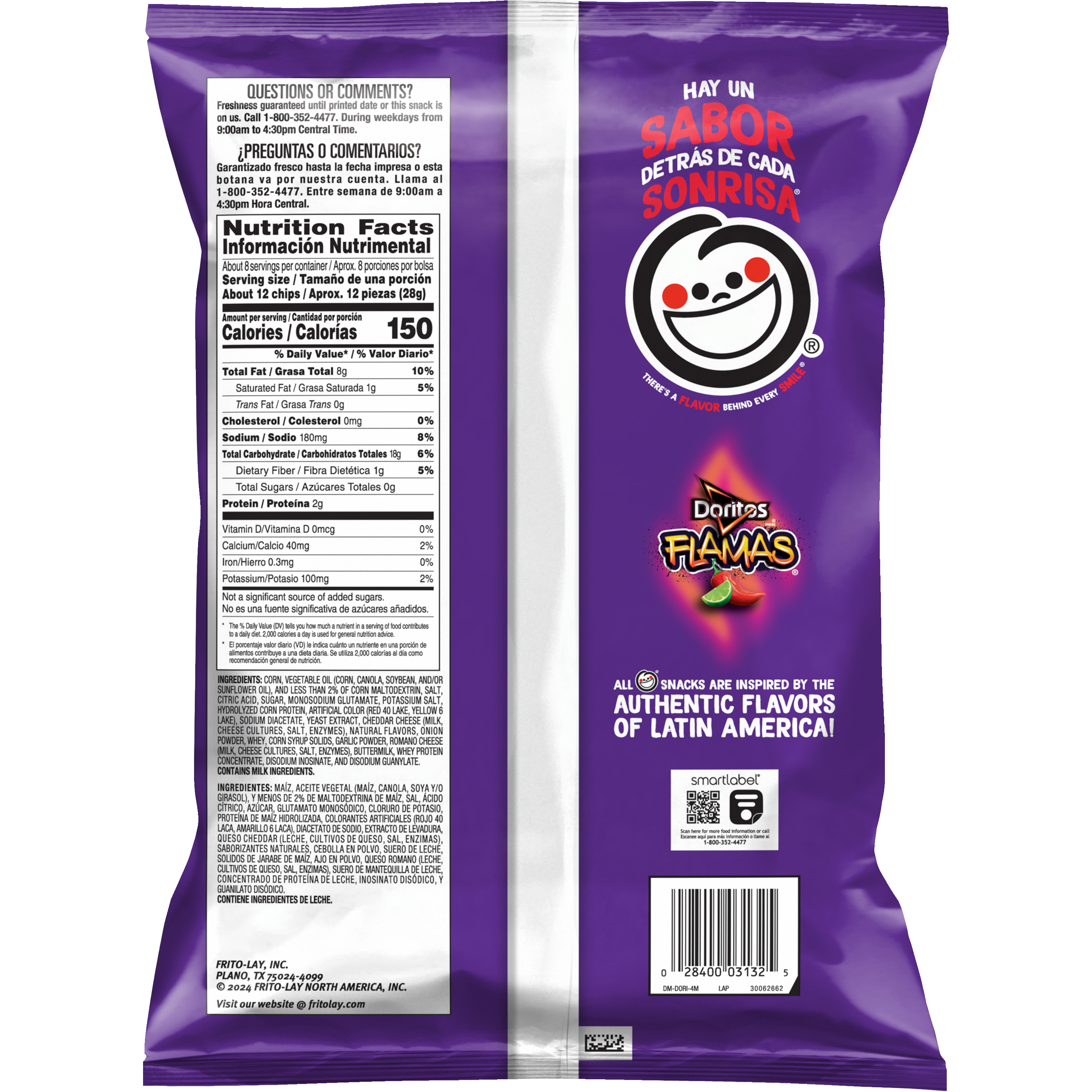 Doritos, Flamas Flavored, Tortilla Chips thumbnail