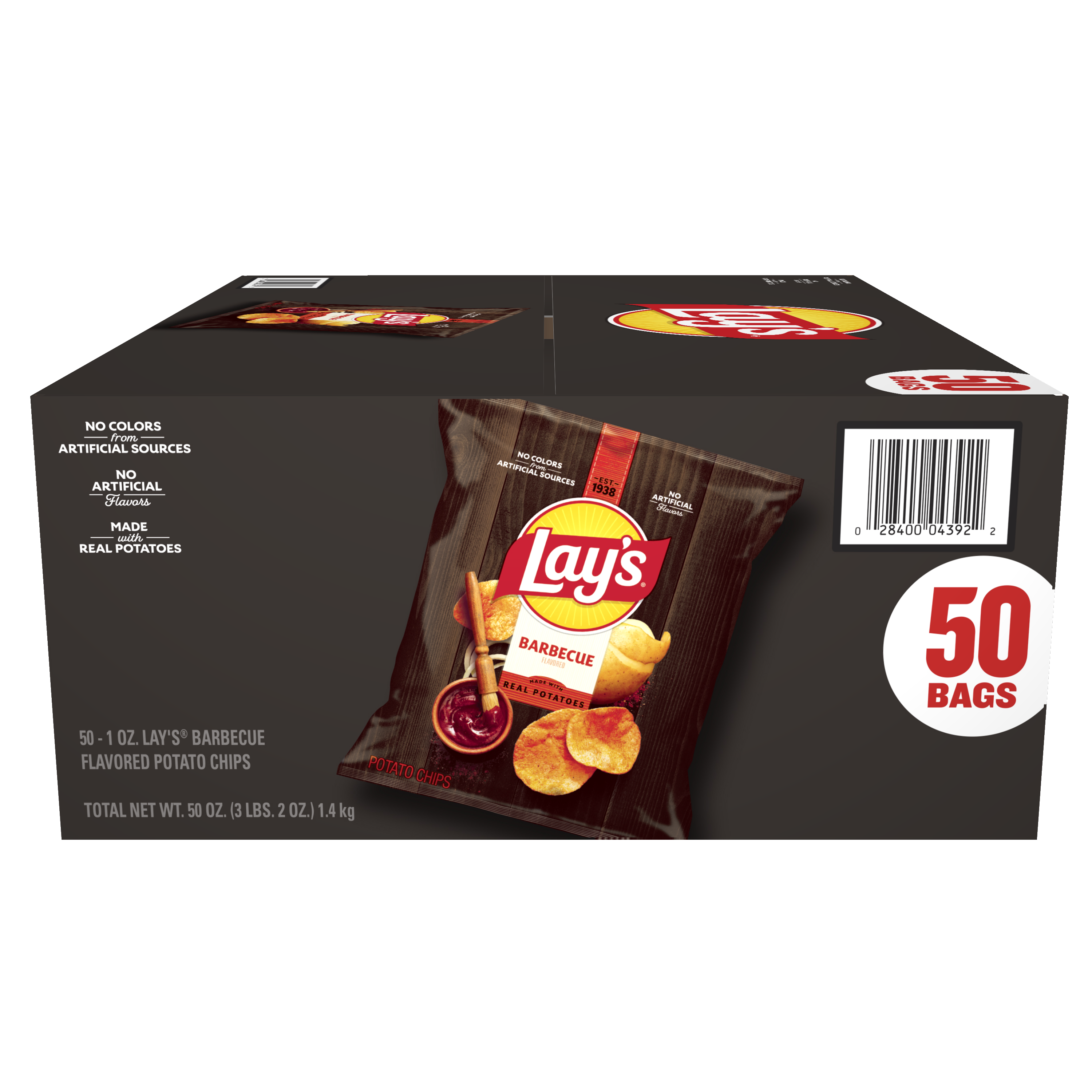 Lay's, Barbecue Flavored, Potato Chips