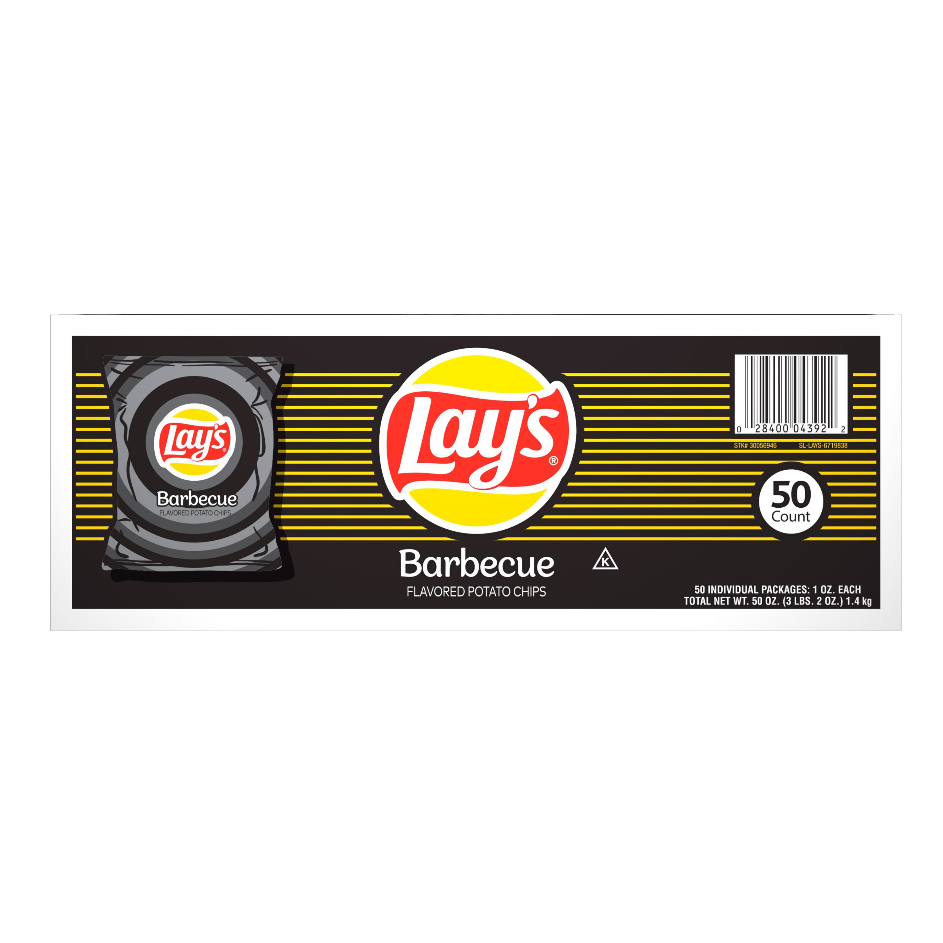 Lay's, Barbecue Flavored, Potato Chips