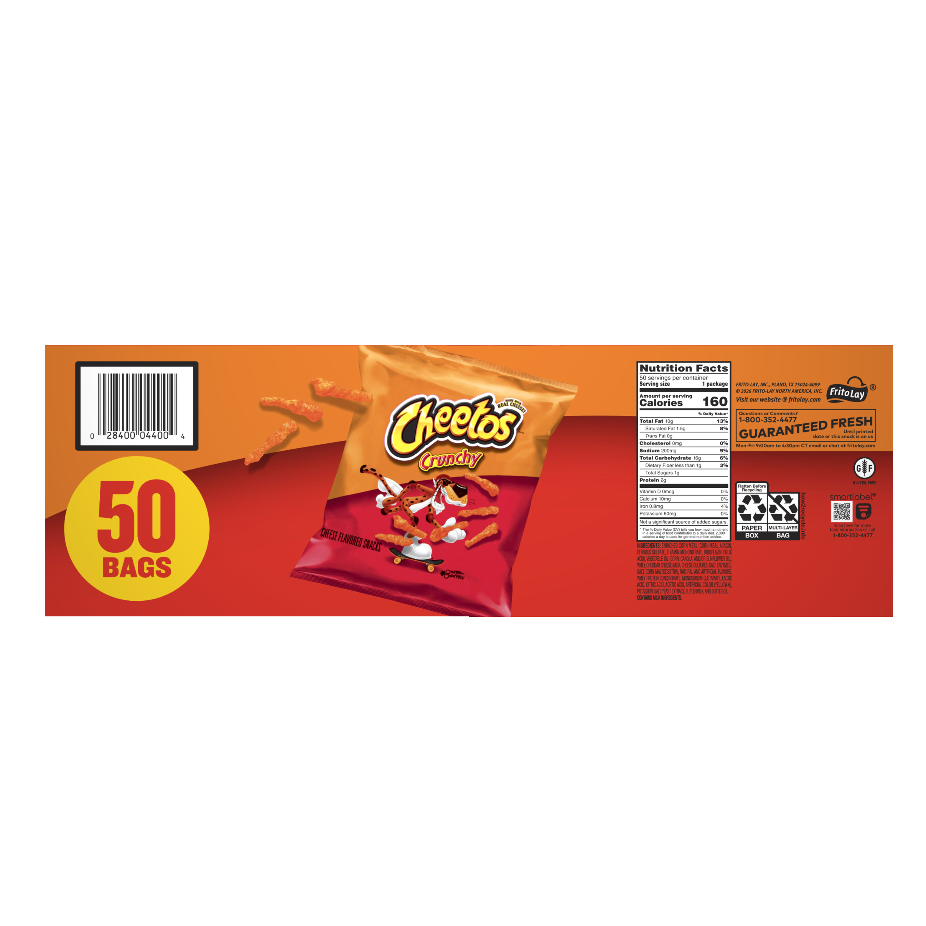 Cheetos, Crunchy, Cheese Flavored Snacks thumbnail