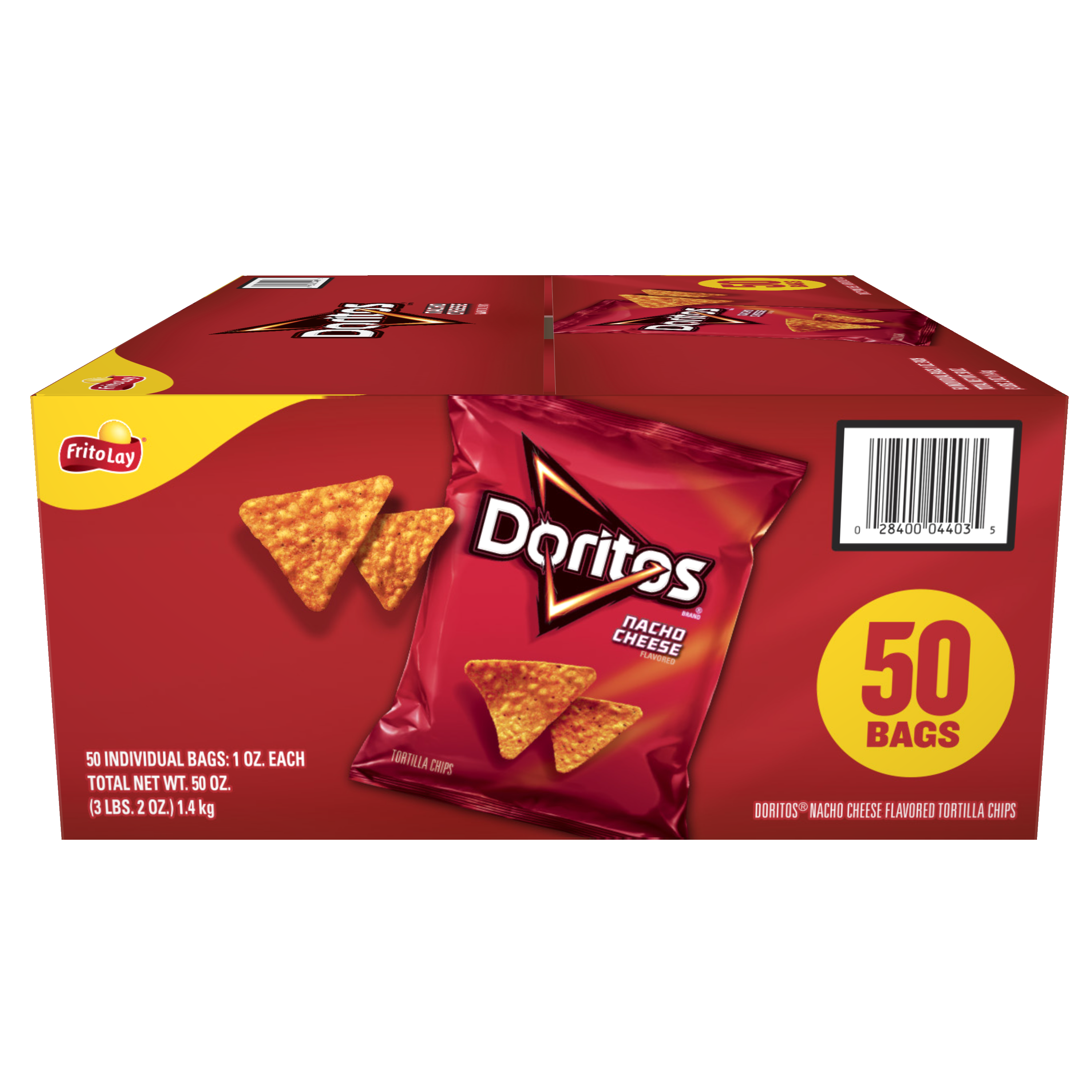 Doritos, Nacho Cheese Flavored, Tortilla Chips