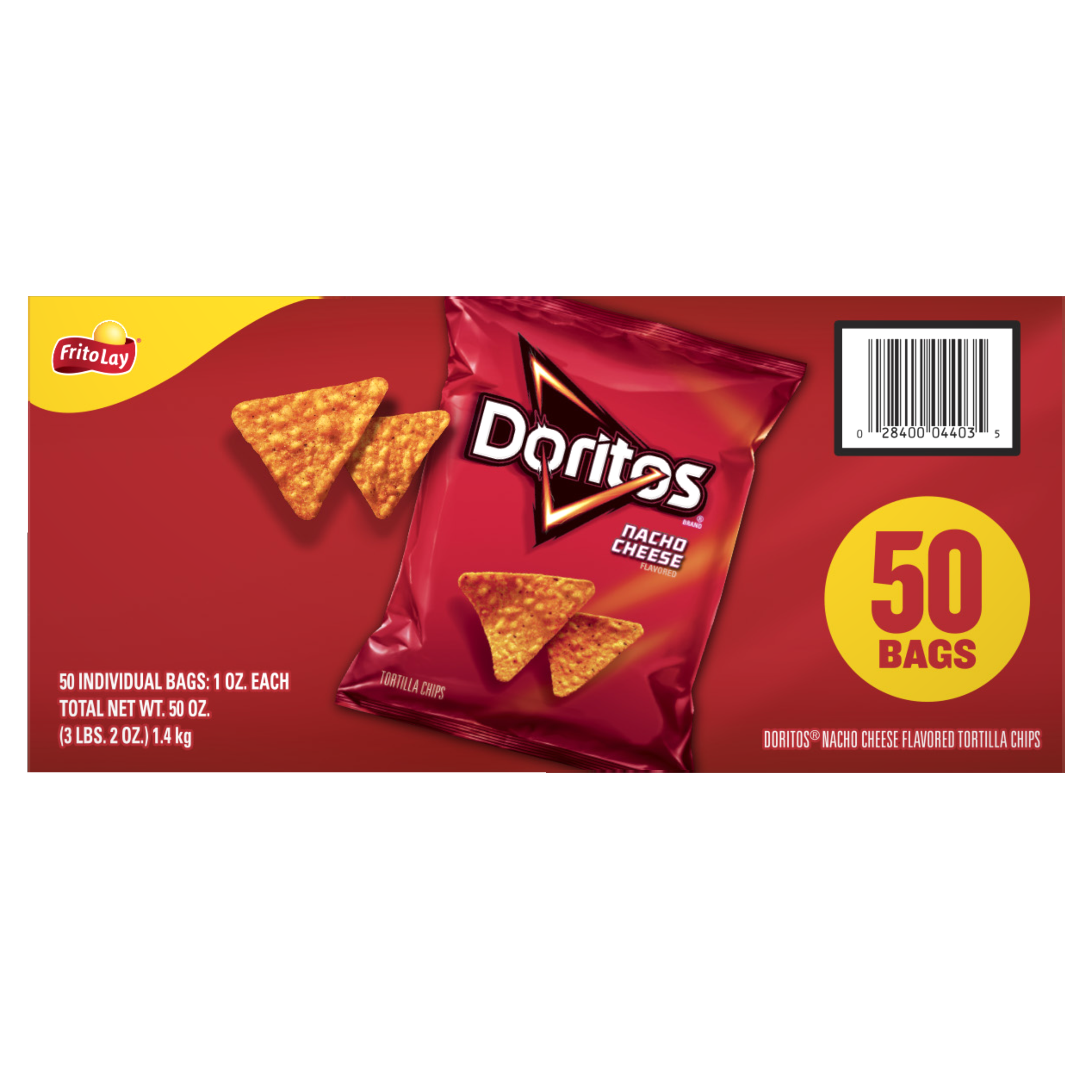 Doritos, Nacho Cheese Flavored, Tortilla Chips thumbnail