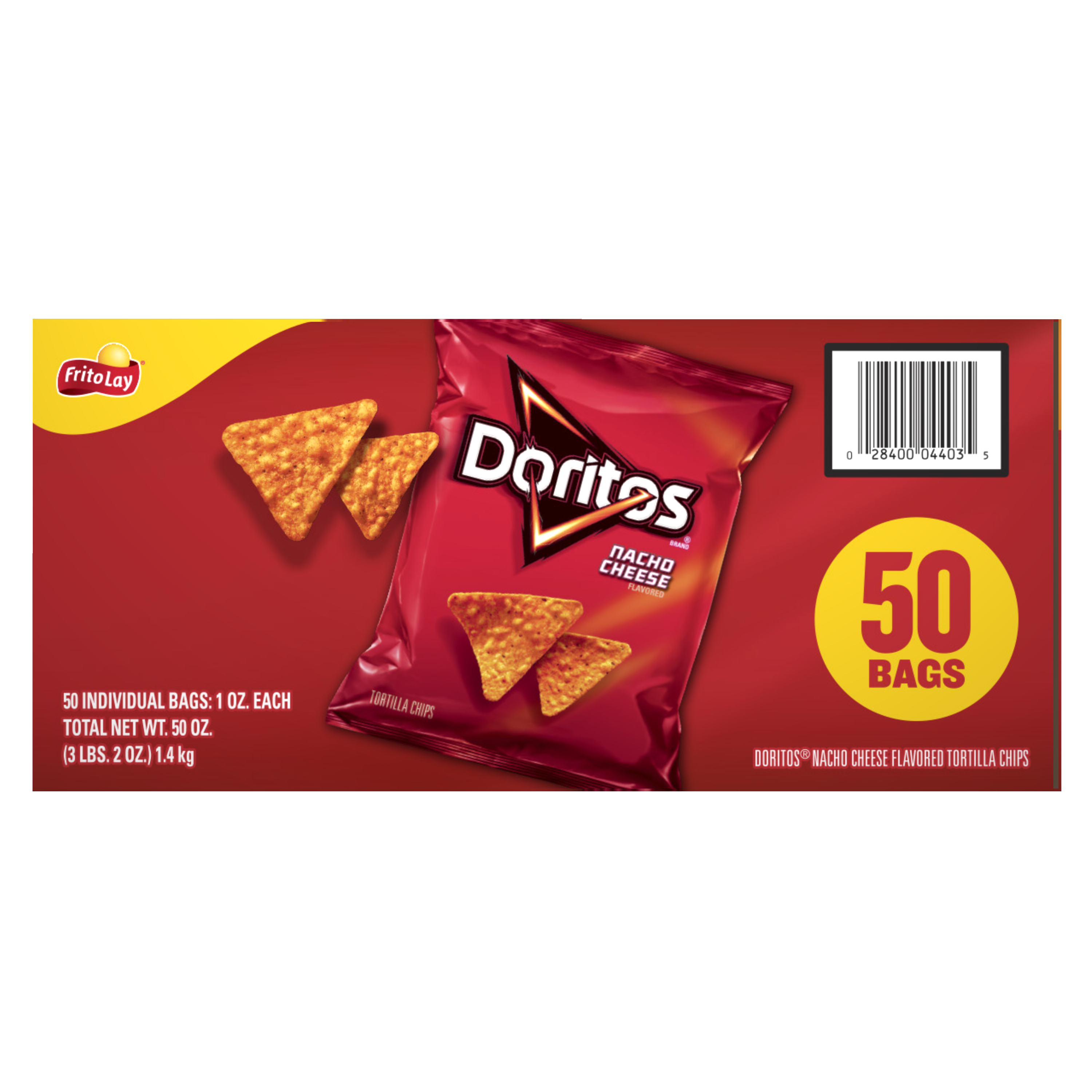 Doritos, Nacho Cheese Flavored, Tortilla Chips thumbnail