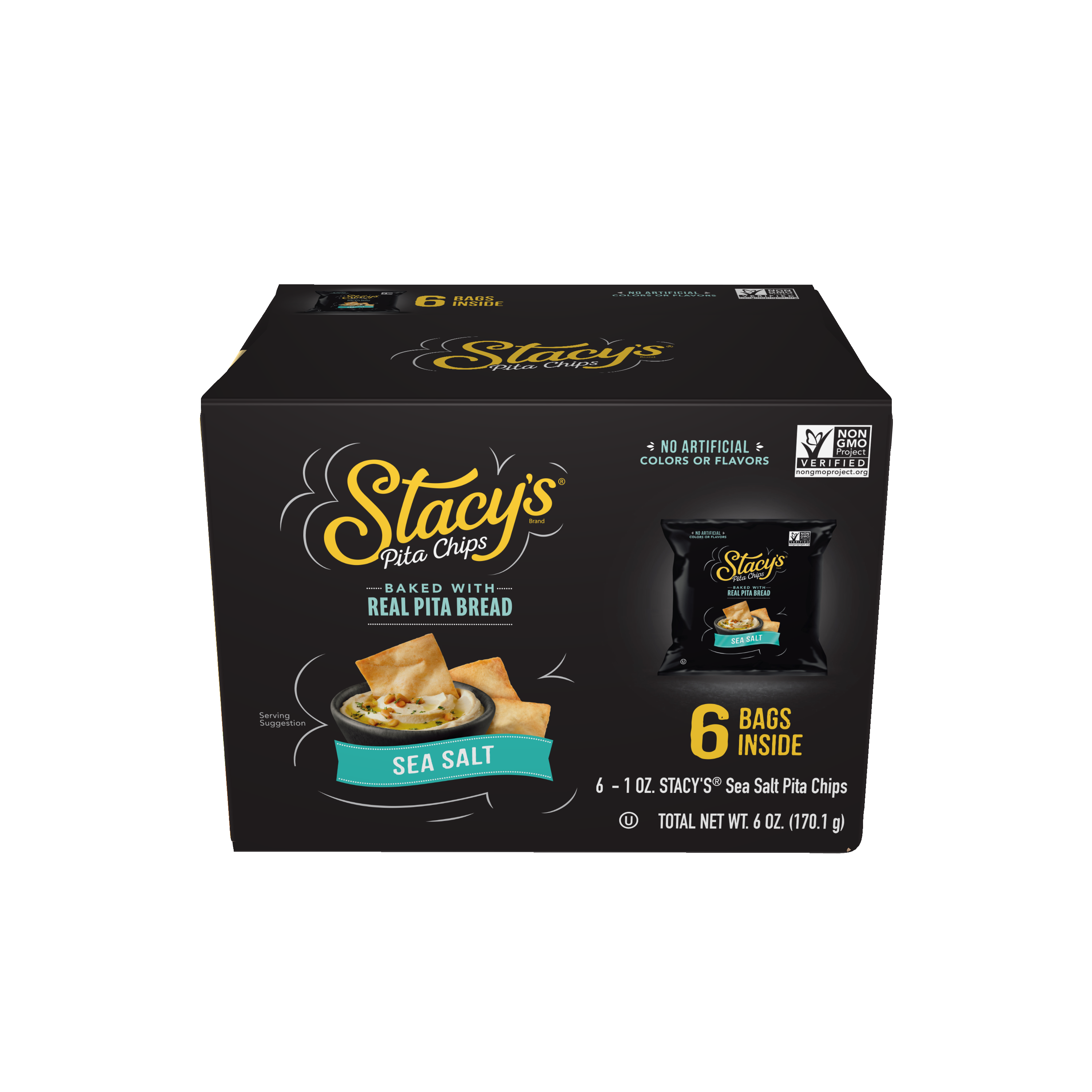 Stacy's, Baked, Sea Salt, Pita Chips