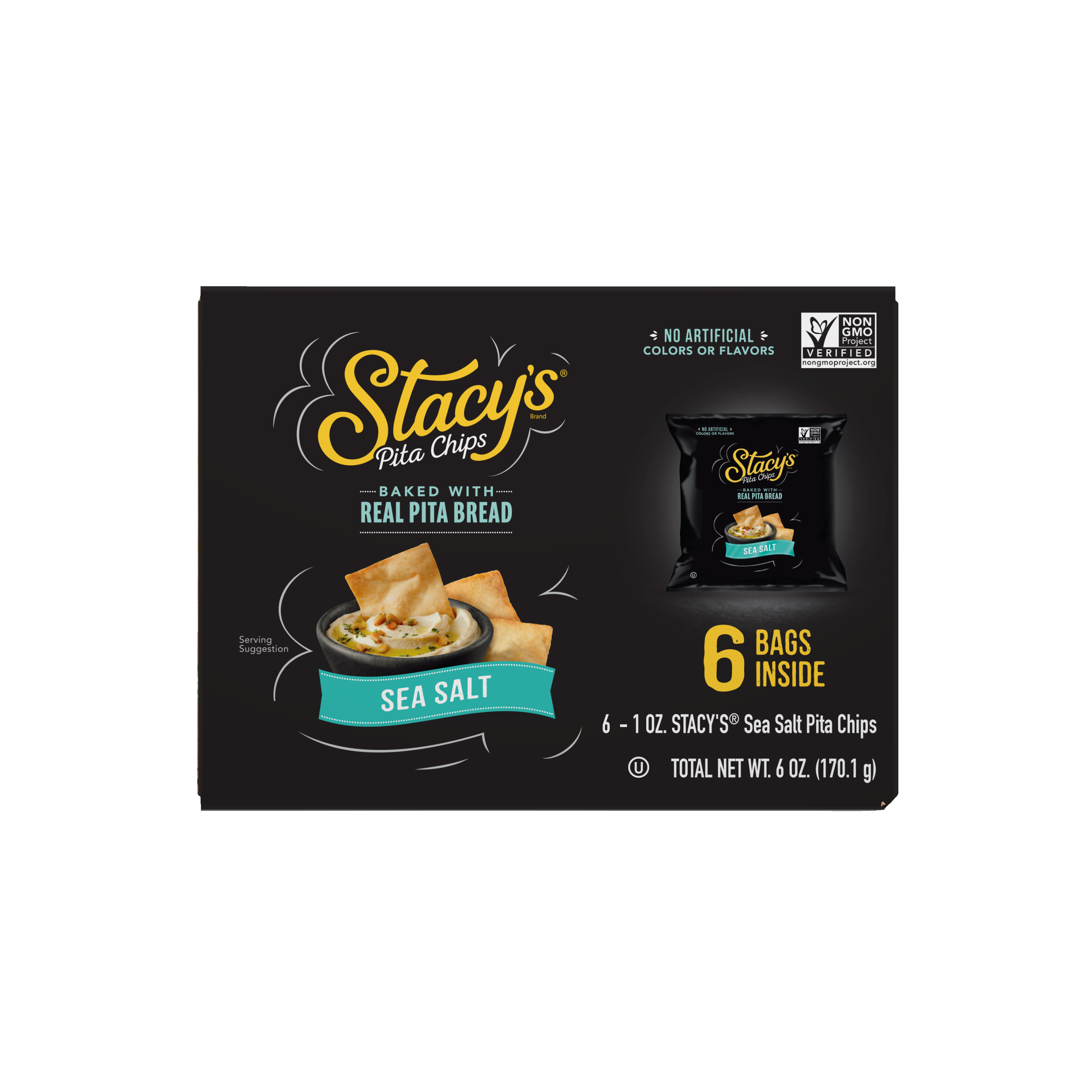 Stacy's, Baked, Sea Salt, Pita Chips thumbnail