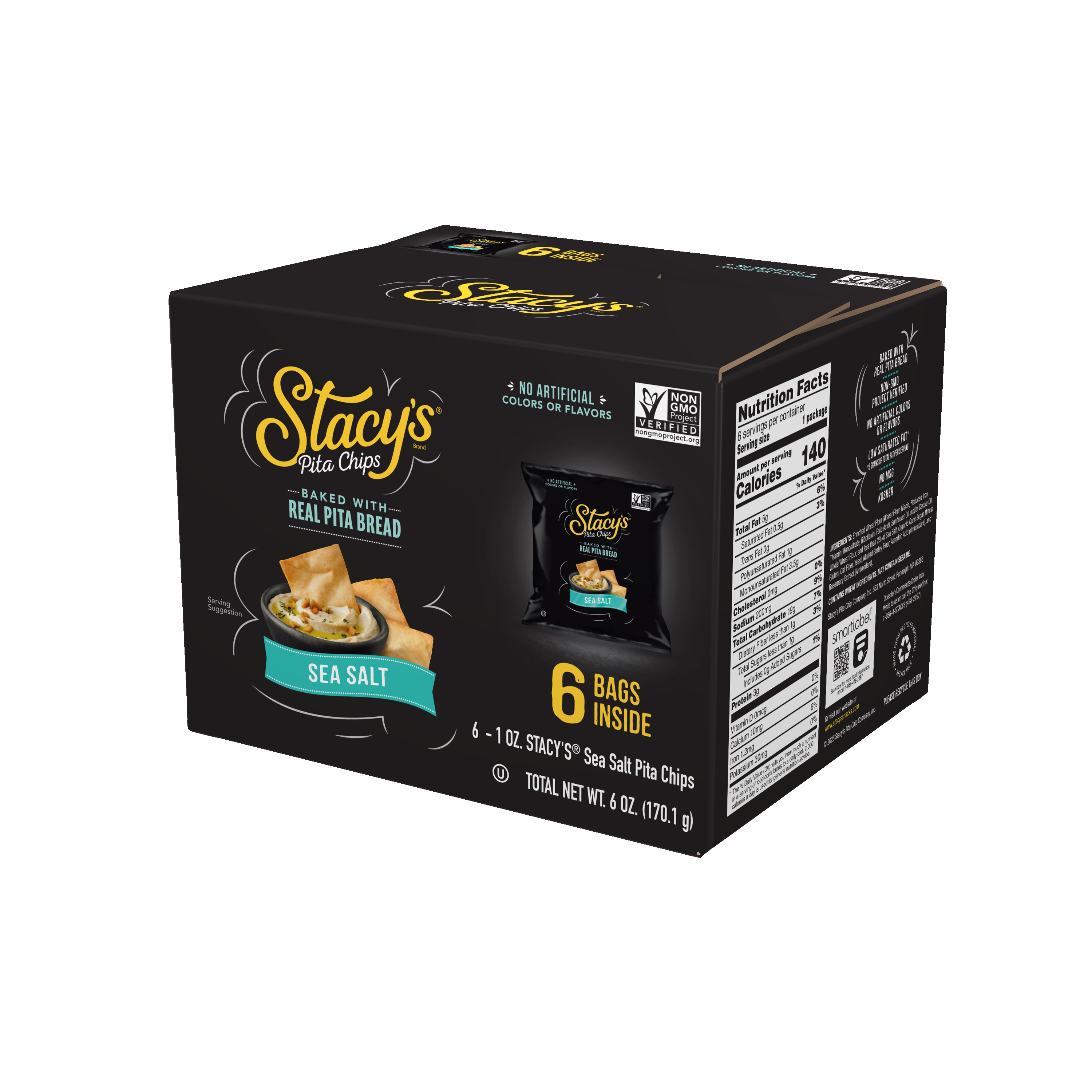 Stacy's, Baked, Sea Salt, Pita Chips thumbnail