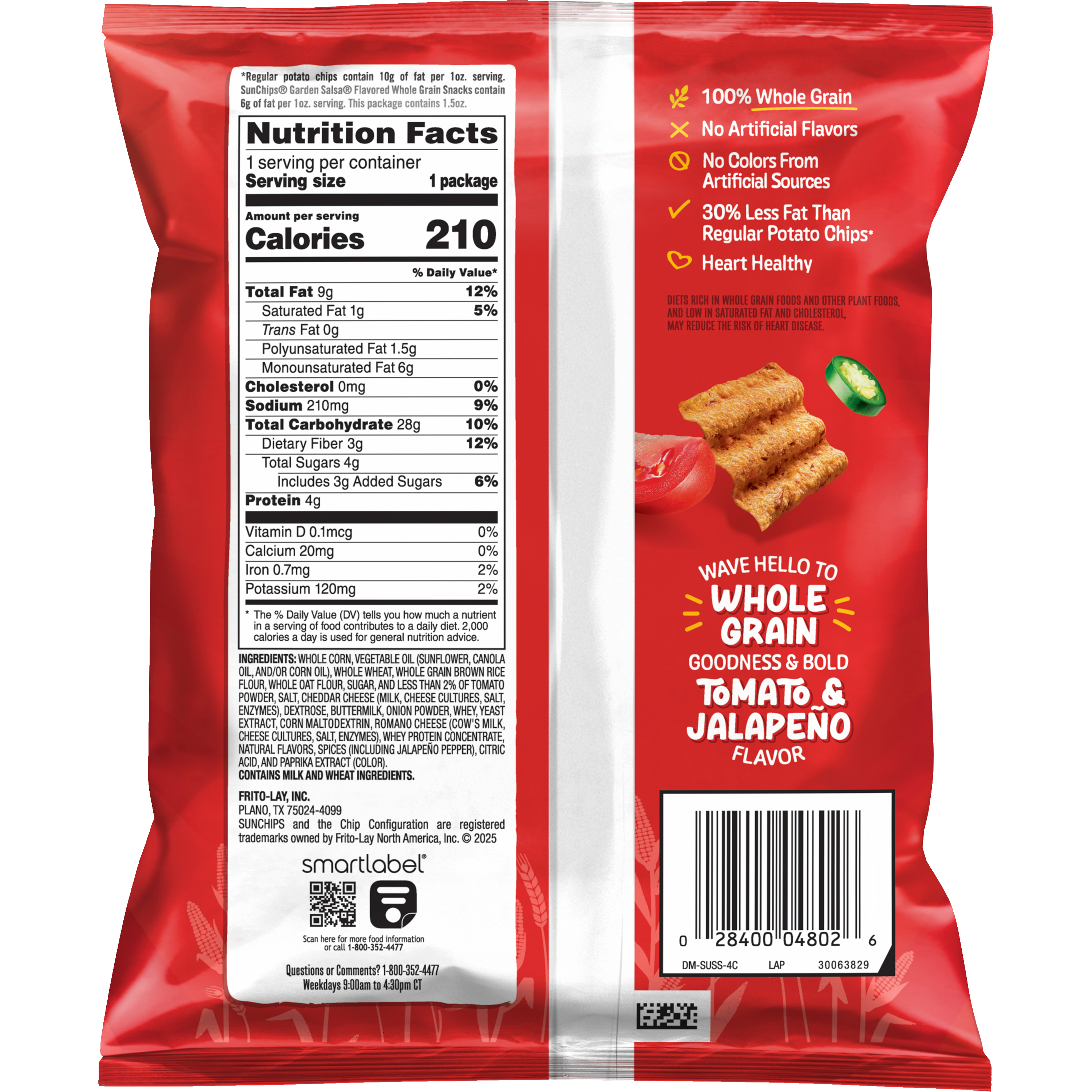 SunChips, Garden Salsa Flavored, Whole Grain Snacks thumbnail
