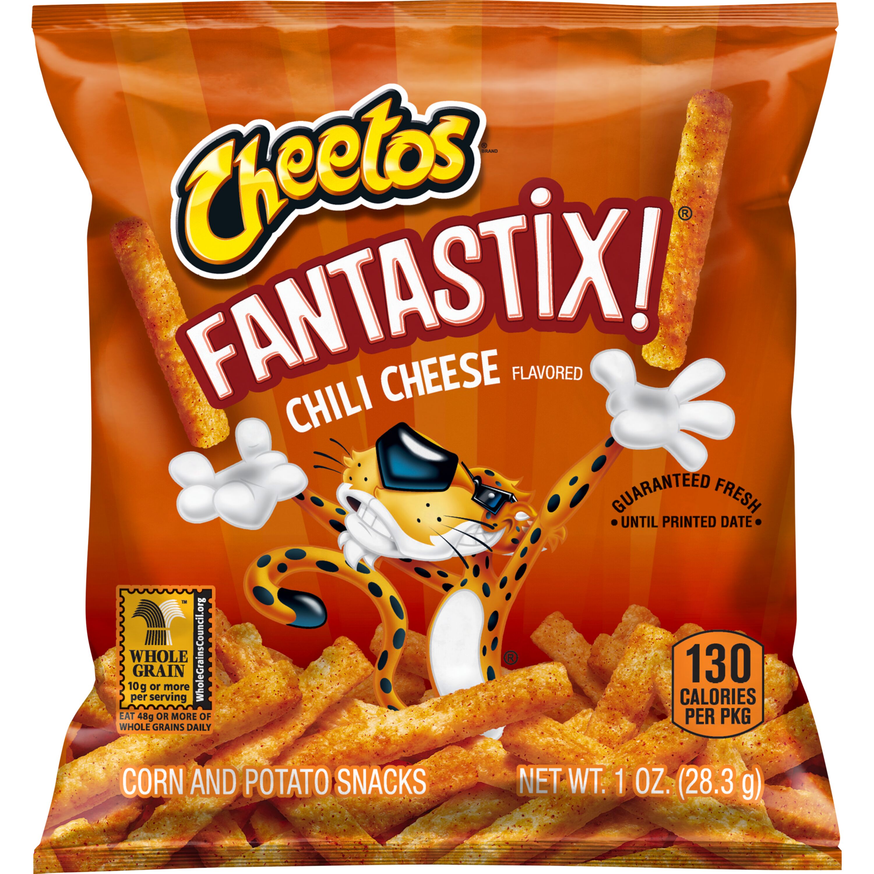 Cheetos, Fantastix, Chili Cheese Flavored, Corn And Potato Snacks