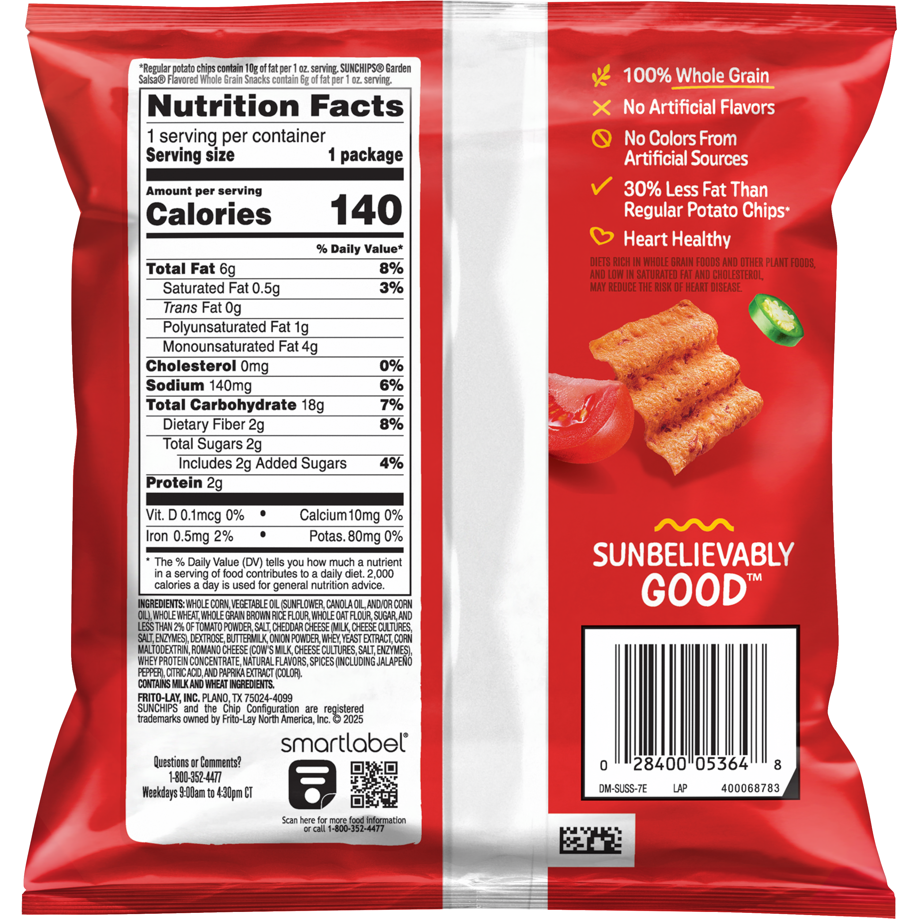 SunChips, Garden Salsa Flavored, Whole Grain Snacks thumbnail
