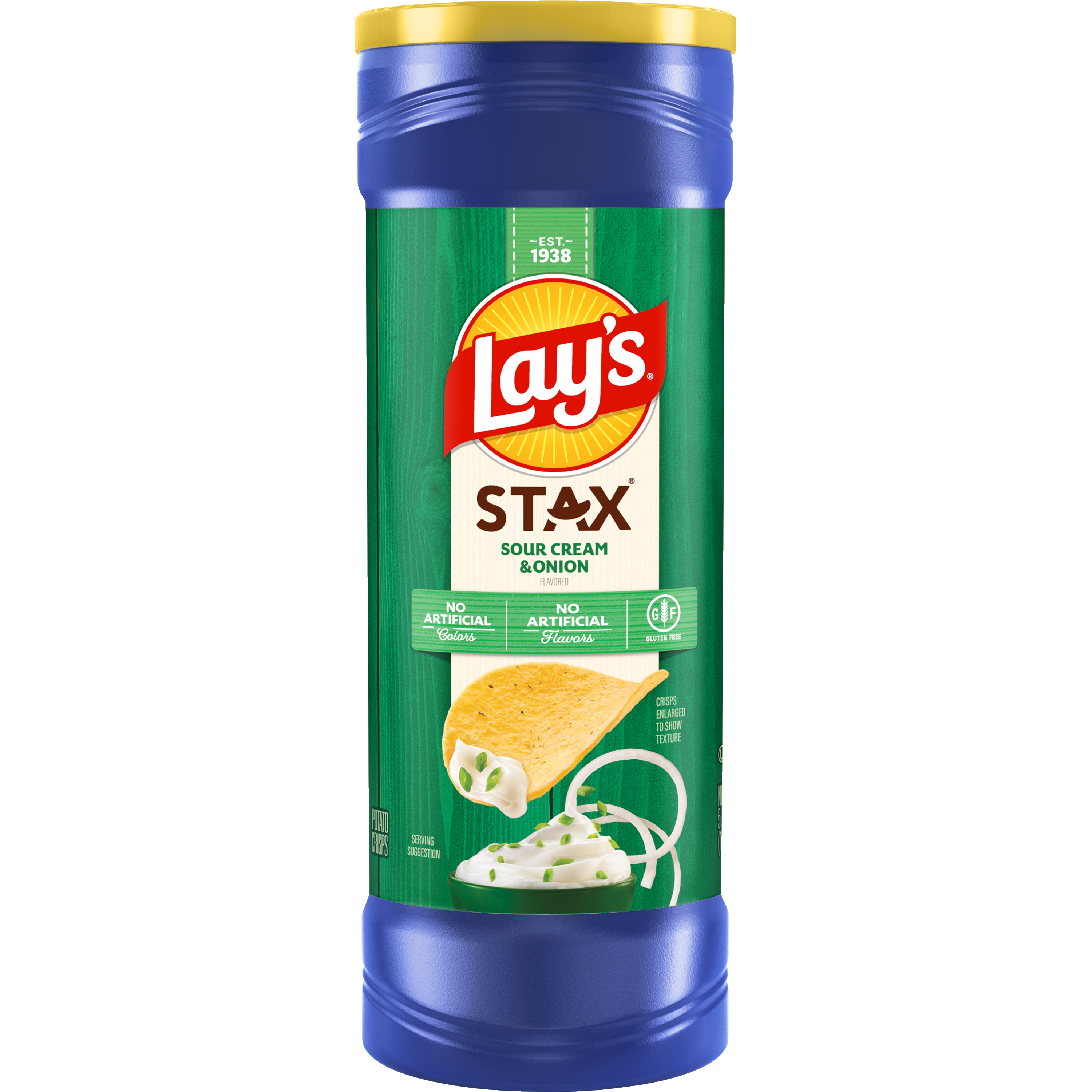 Lay's, Stax, Sour Cream & Onion Flavored, Potato Crisps thumbnail