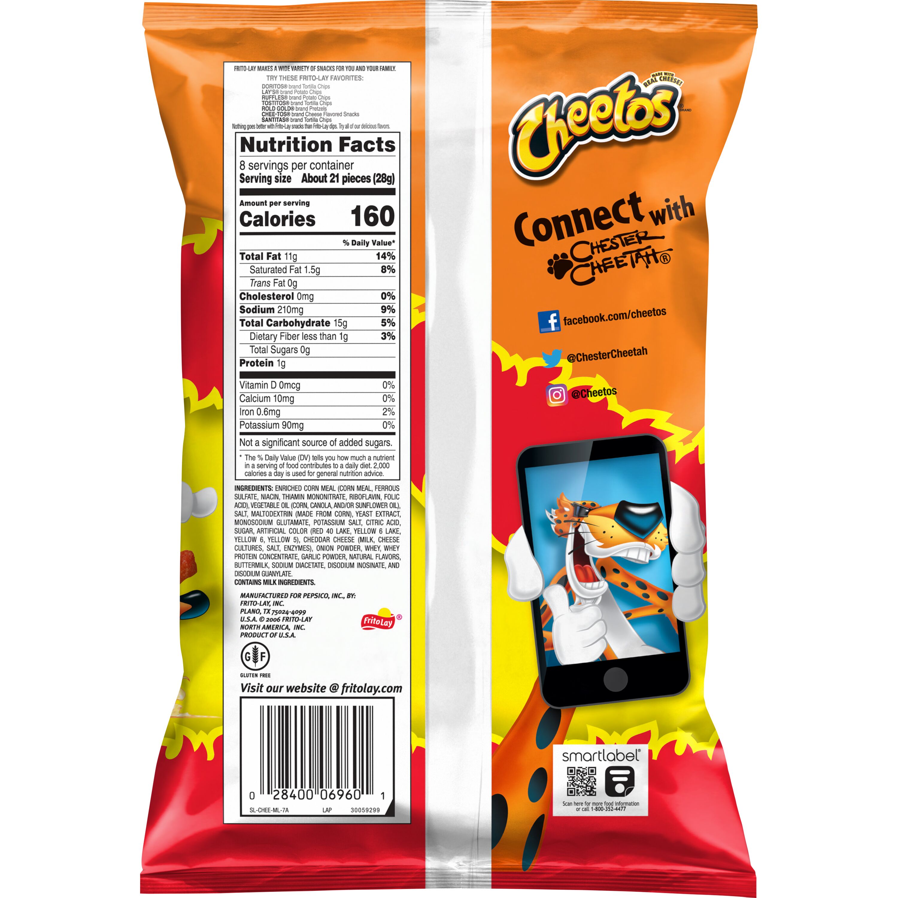 Cheetos, Crunchy, Flamin' Hot Flavored, Cheese Flavored Snacks thumbnail