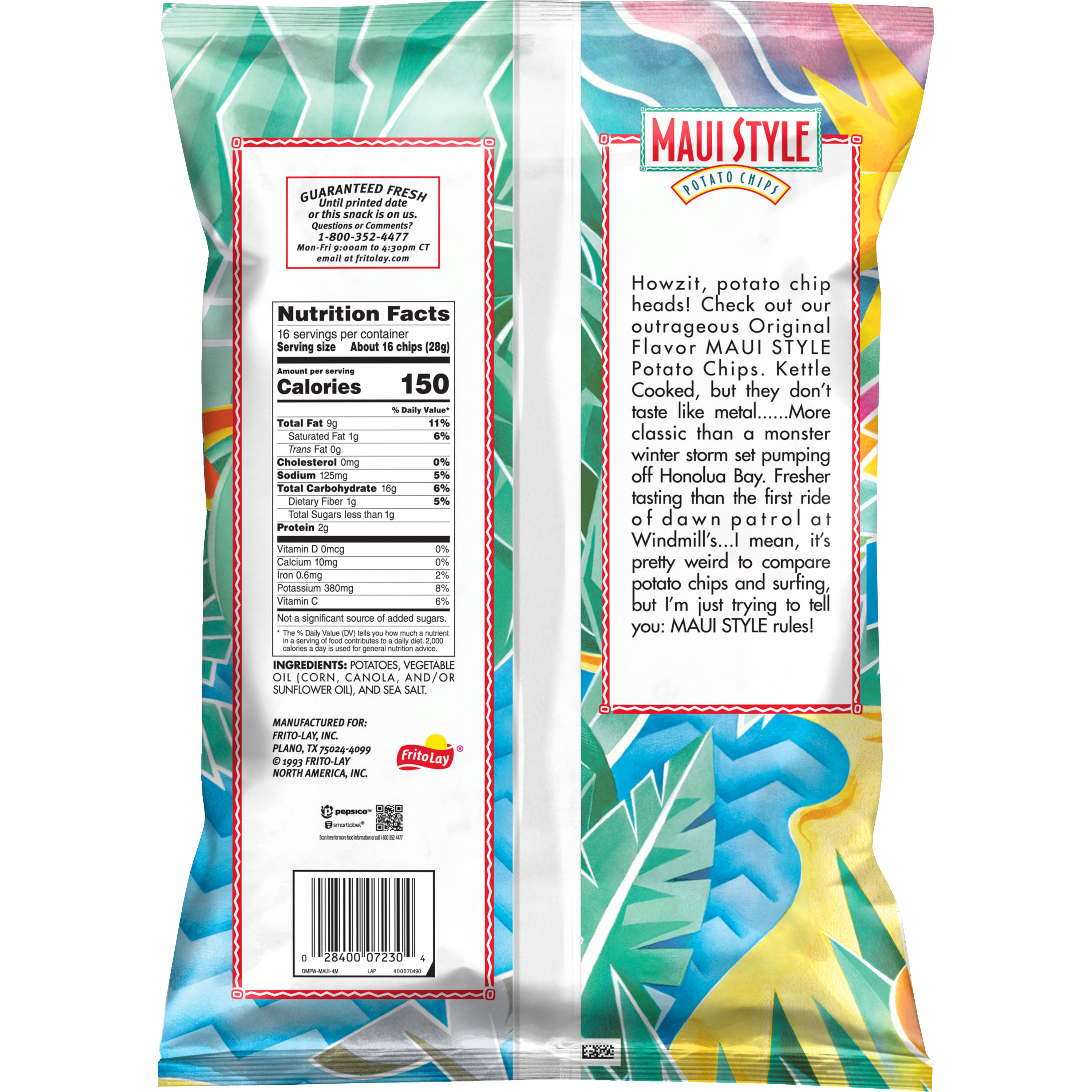 Maui Style, Party Size, Potato Chips thumbnail