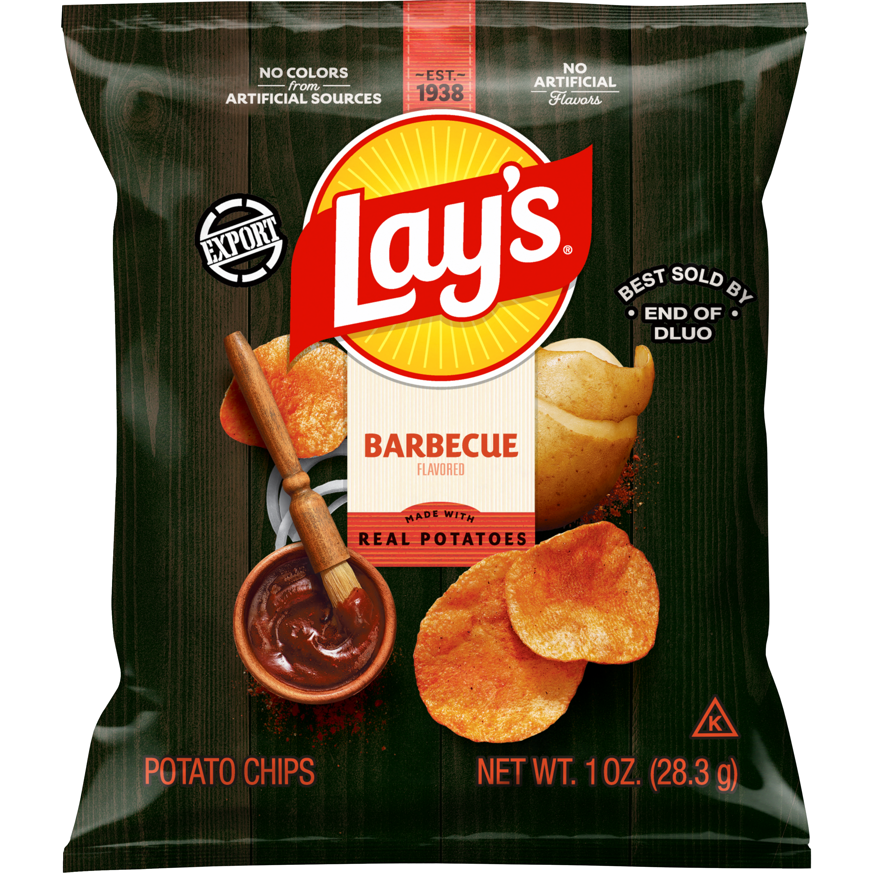 Lay's, Barbecue Flavored, Potato Chips