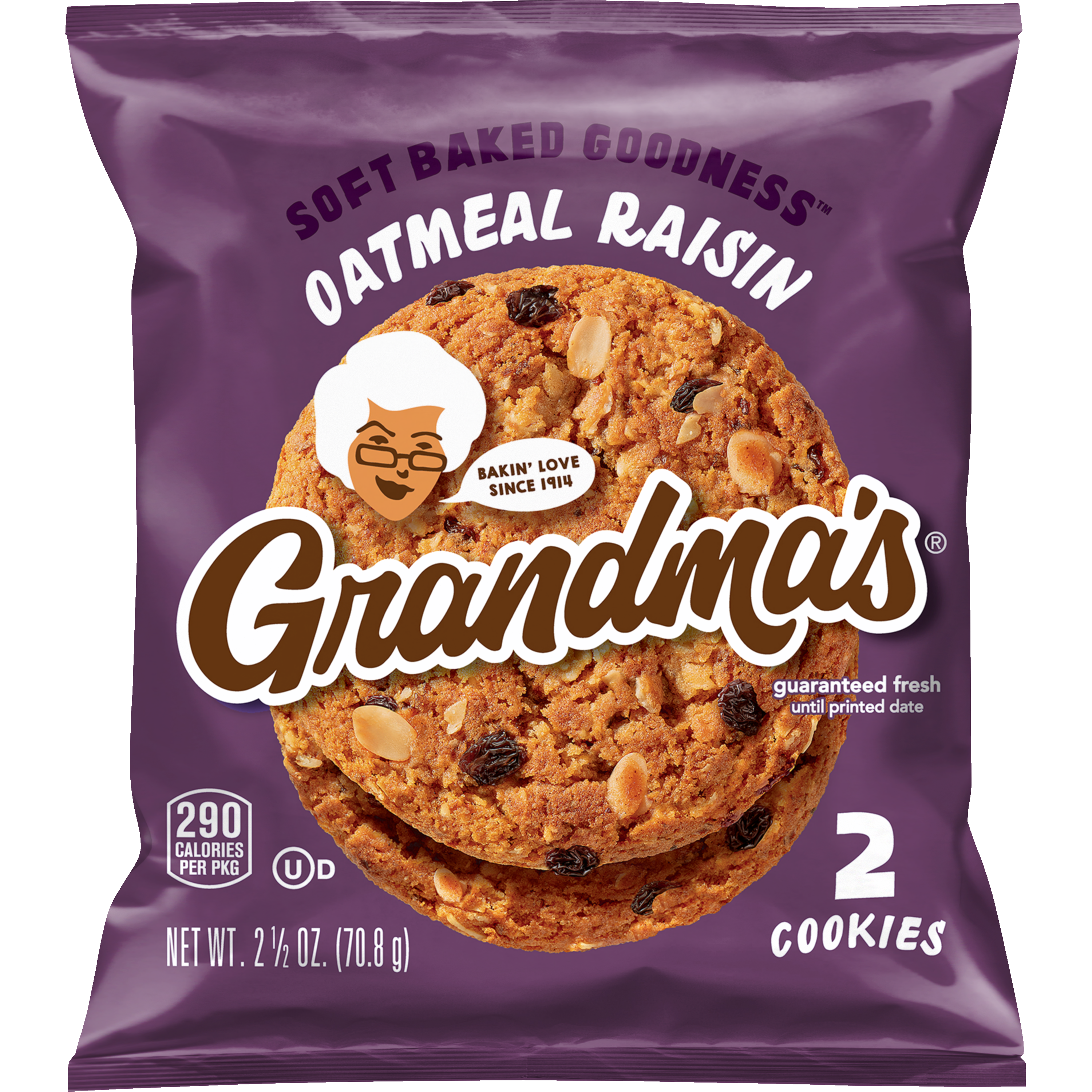 Grandma's, Oatmeal Raisin, Cookies