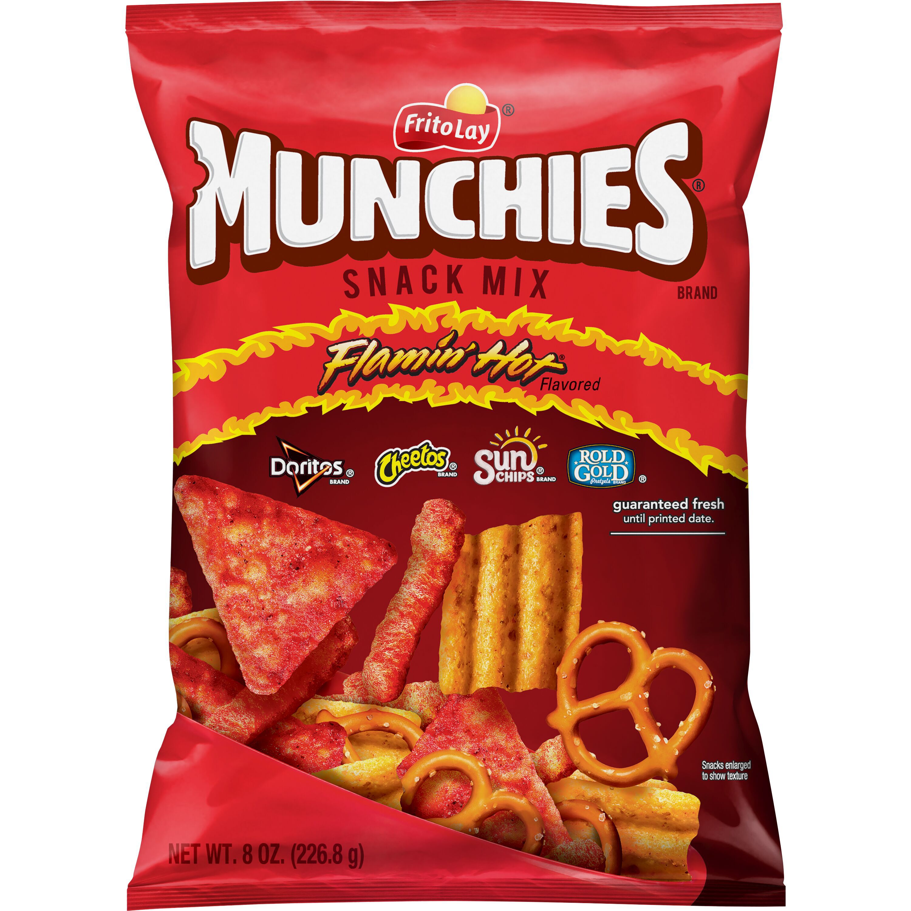 Munchies, Flamin' Hot Flavored, Snack Mix