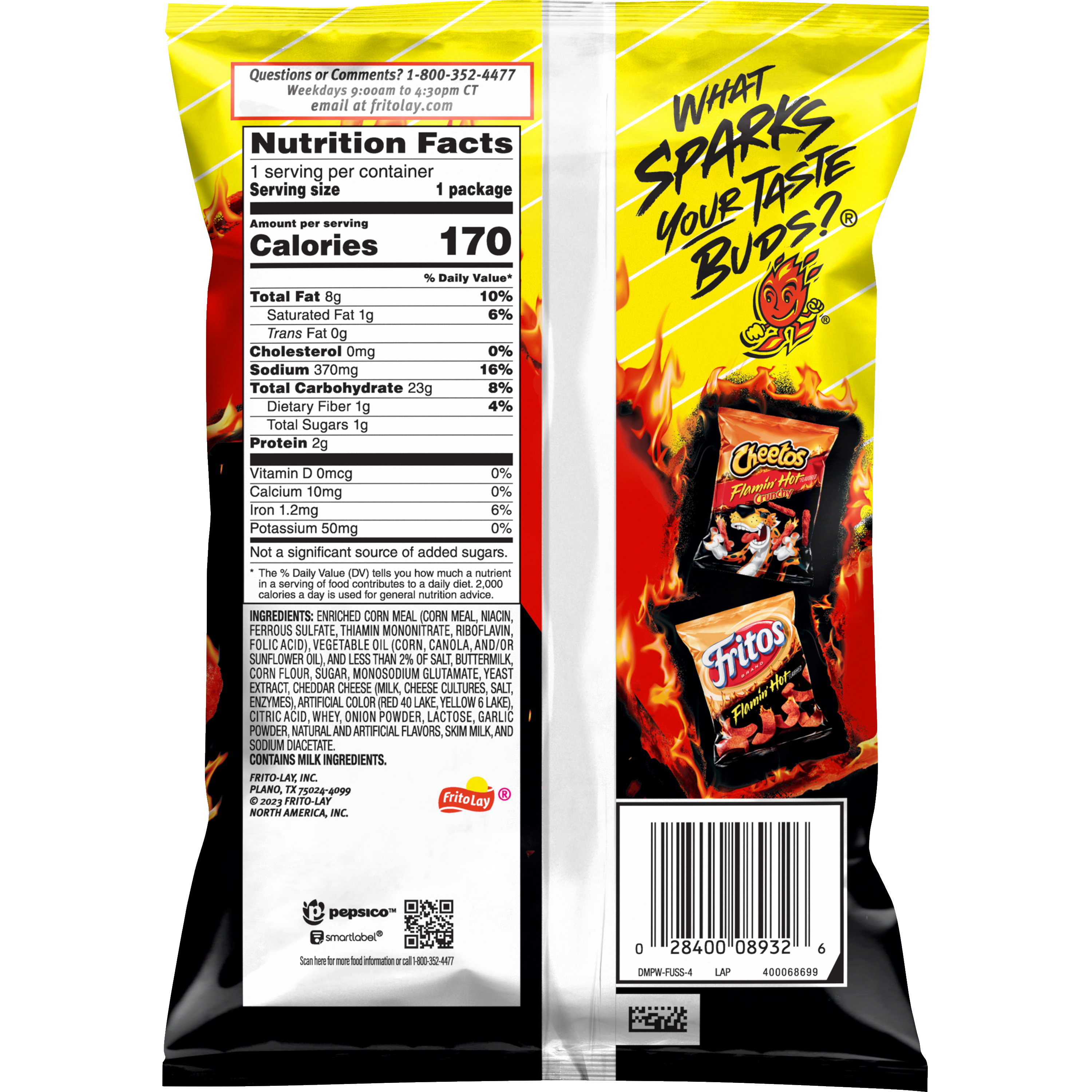 Funyuns, Flamin' Hot Flavored, Onion Flavored Rings thumbnail