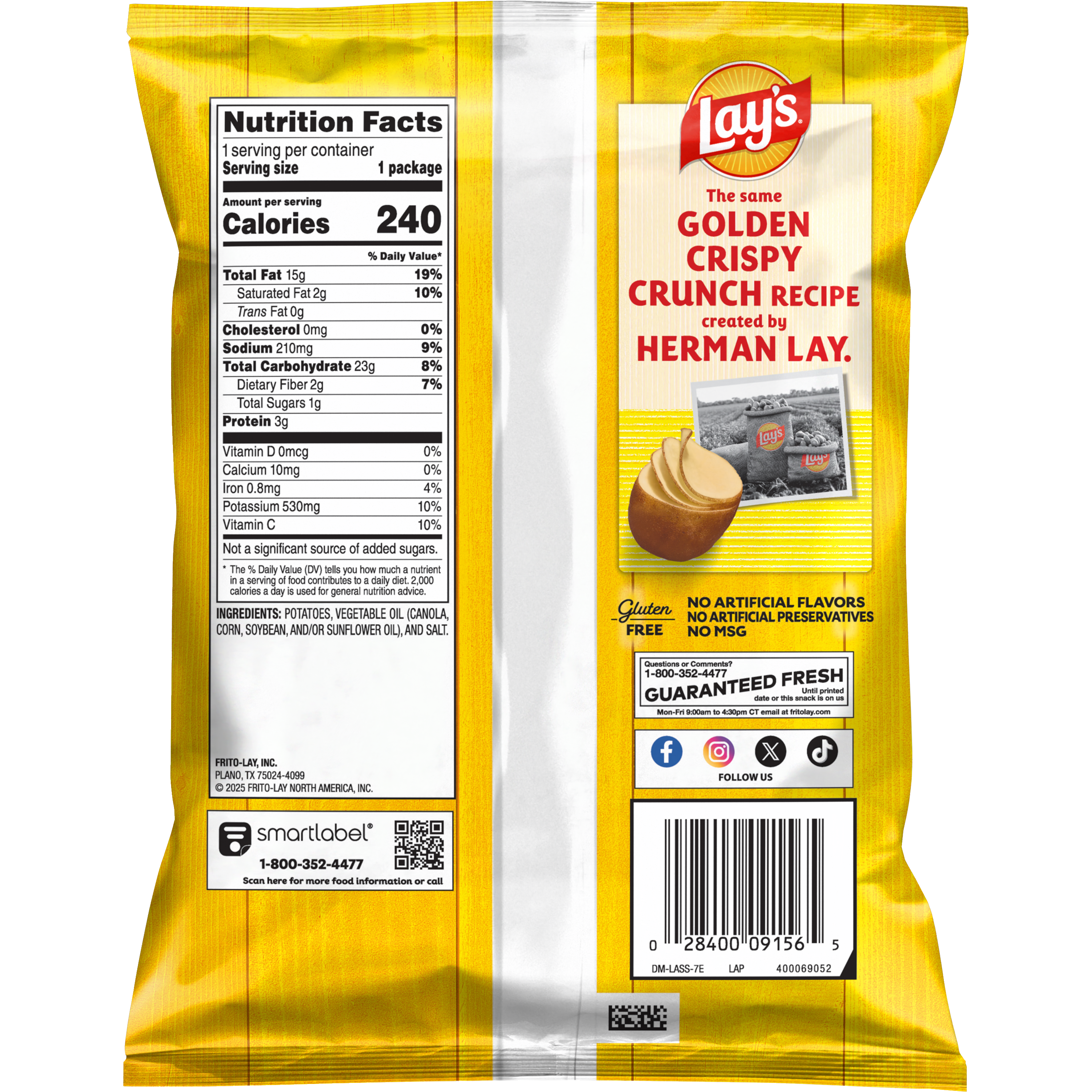 Lay's, Classic, Potato Chips thumbnail