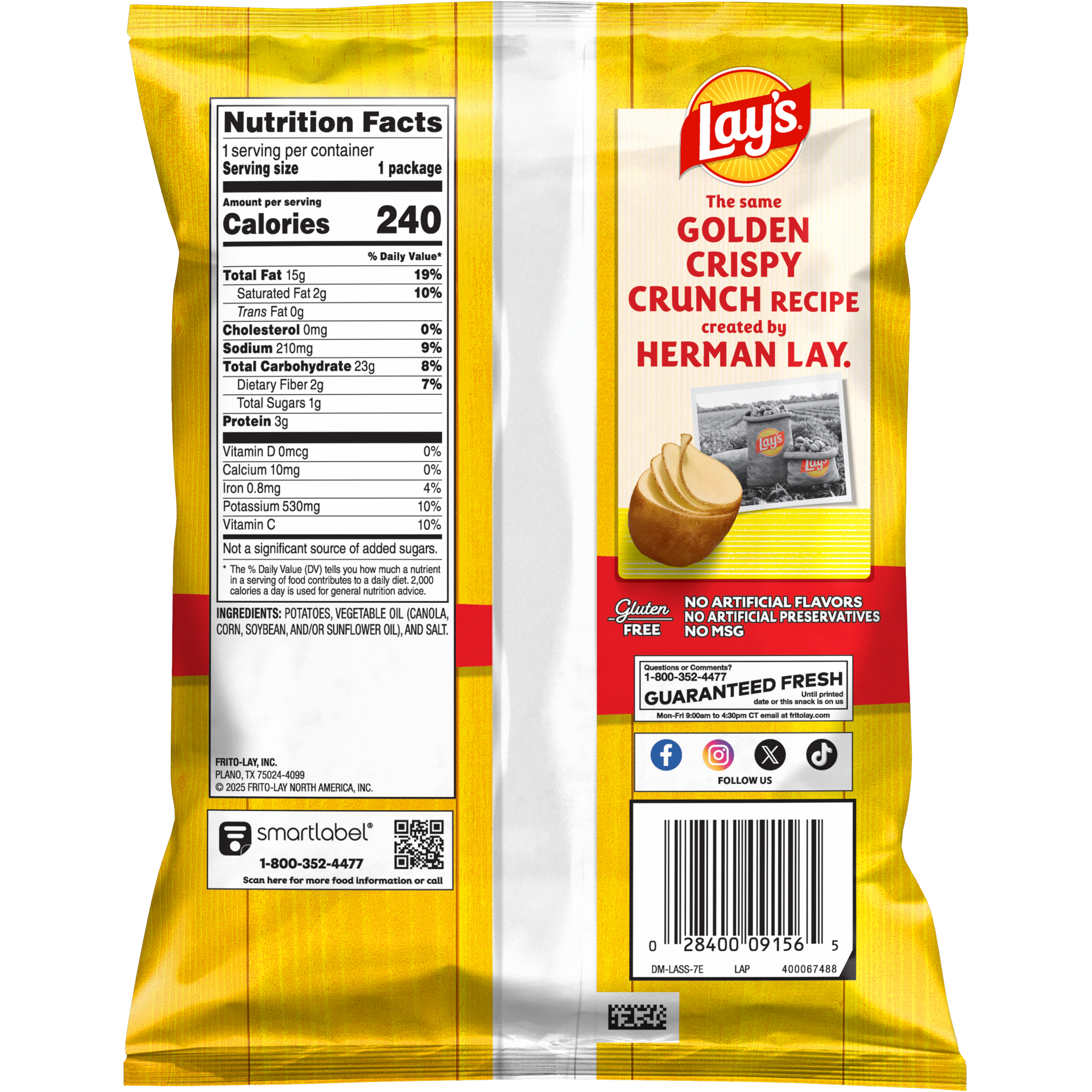 Lay's, Classic, Potato Chips thumbnail