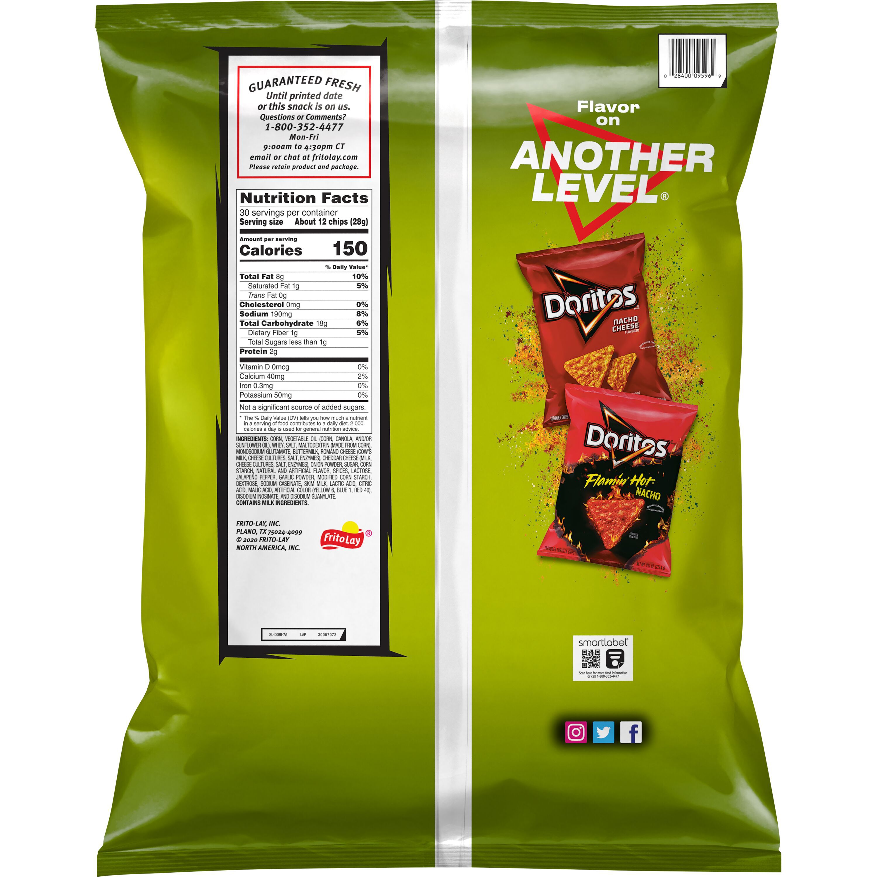 Doritos, Poppin' Jalapeno Flavored, Tortilla Chips thumbnail