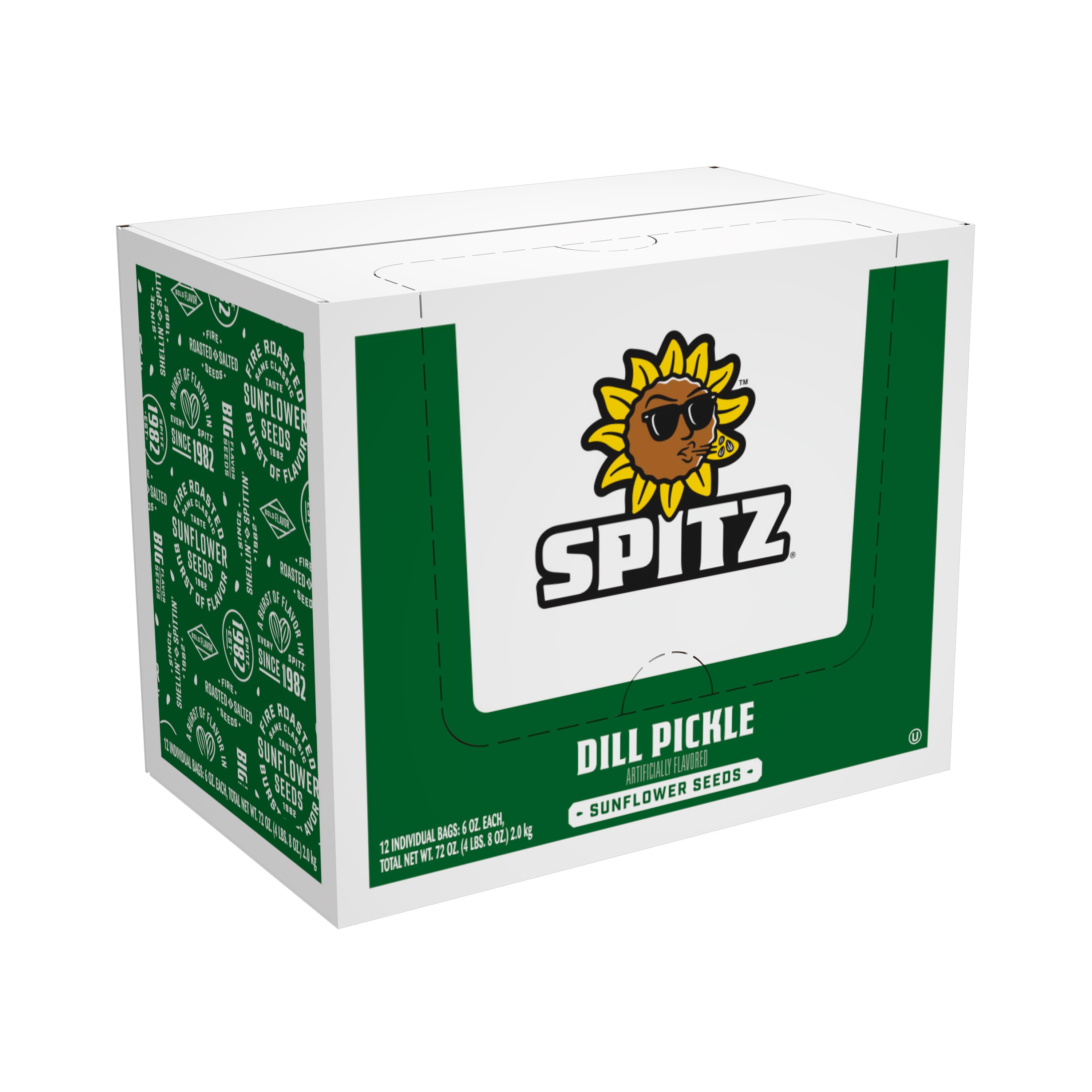 Spitz, Dill Pickle Artificially Flavored, Sunflower Seeds