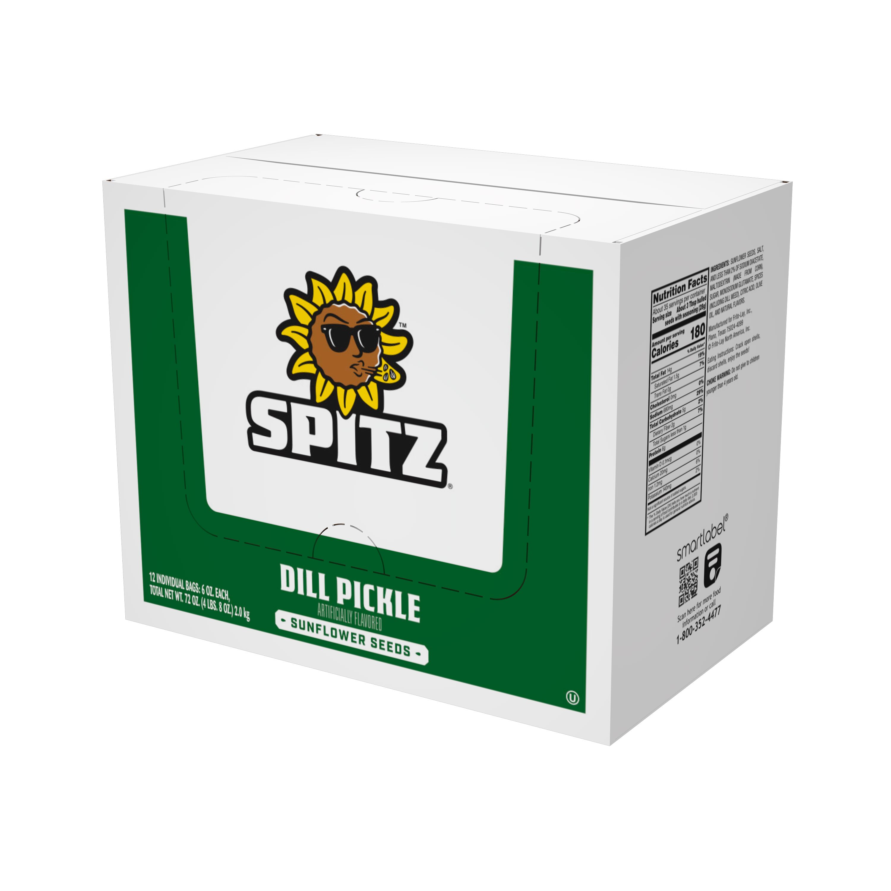 Spitz, Dill Pickle Artificially Flavored, Sunflower Seeds thumbnail