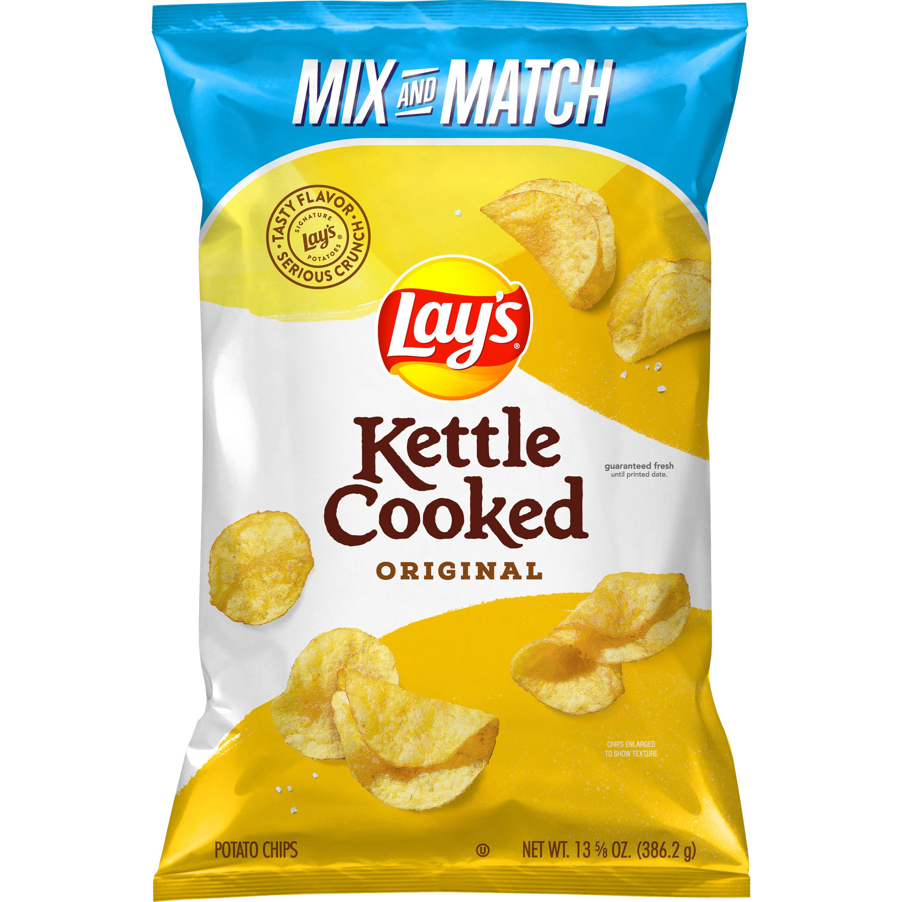 Lay's, Kettle Cooked, Original, Potato Chips