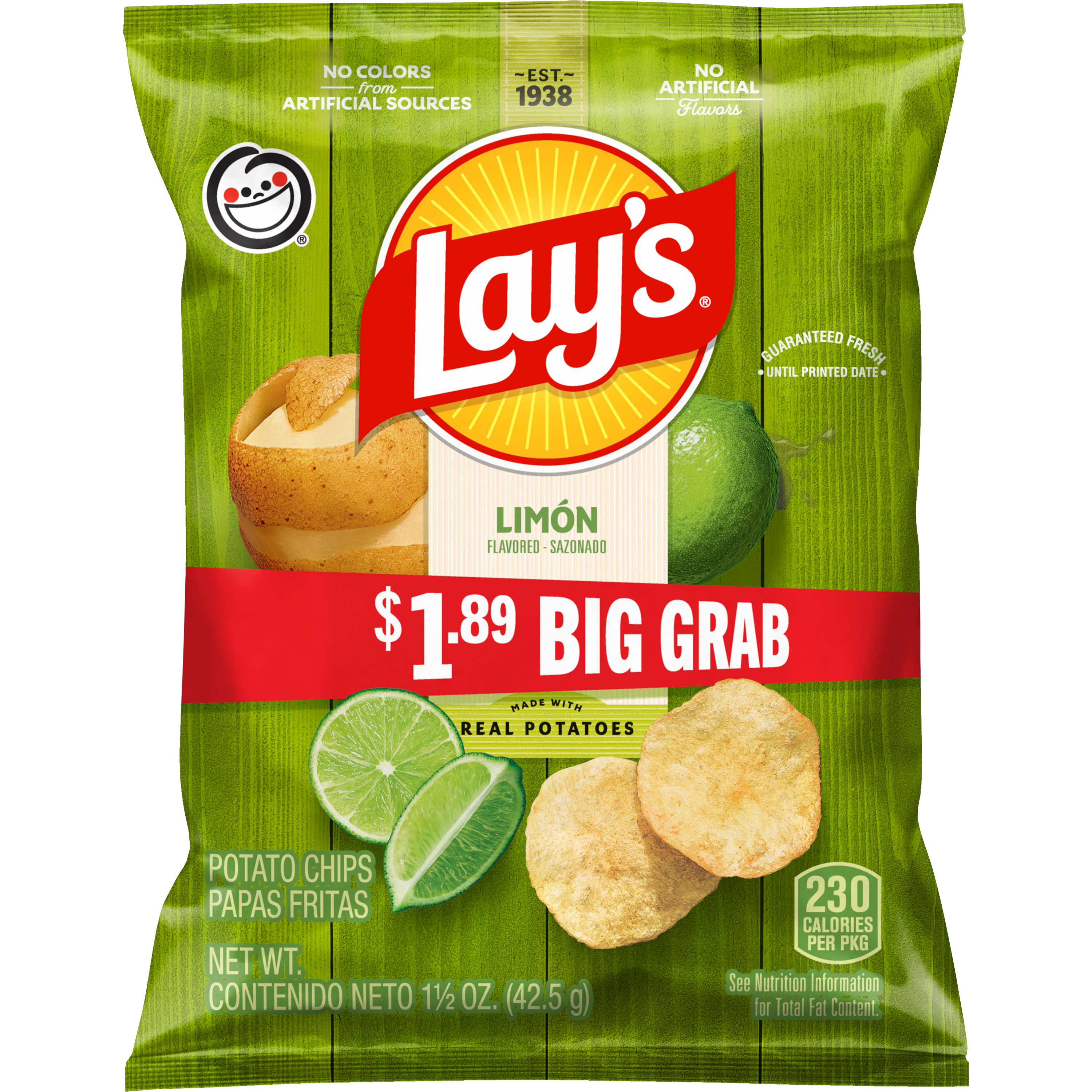 Lay's, Limon Flavored, Potato Chips
