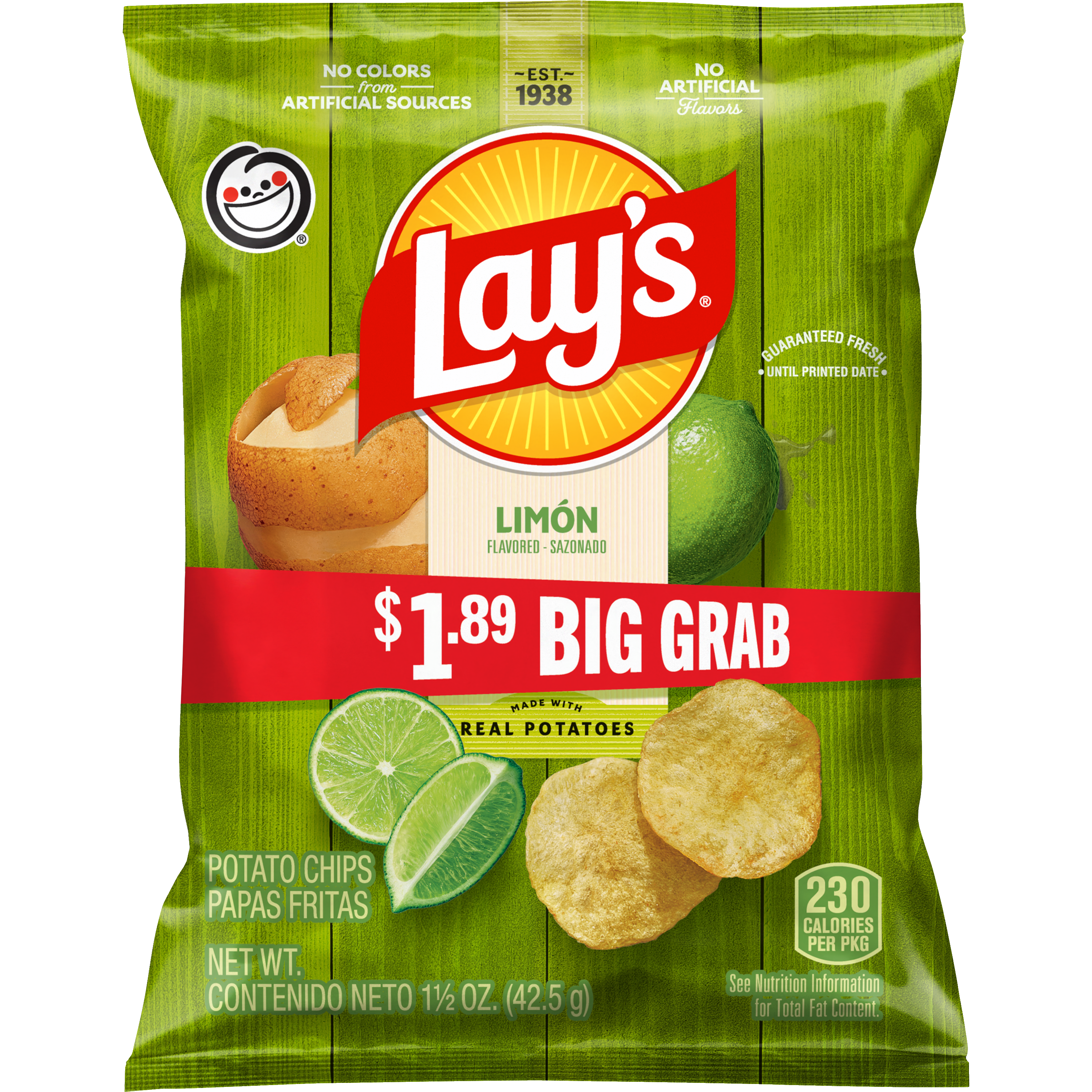 Lay's, Limon Flavored, Potato Chips