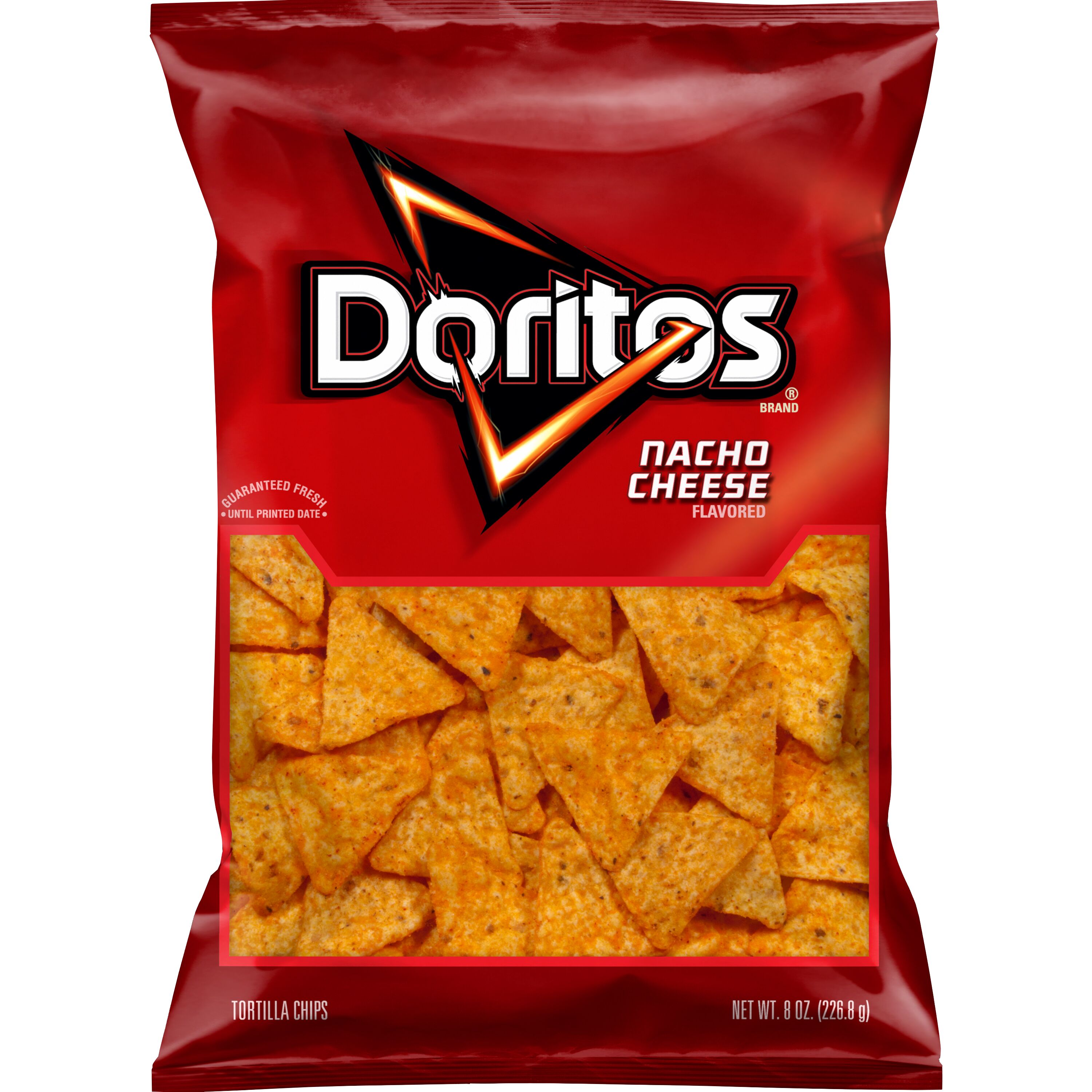 Doritos, Nacho Cheese Flavored, Tortilla Chips