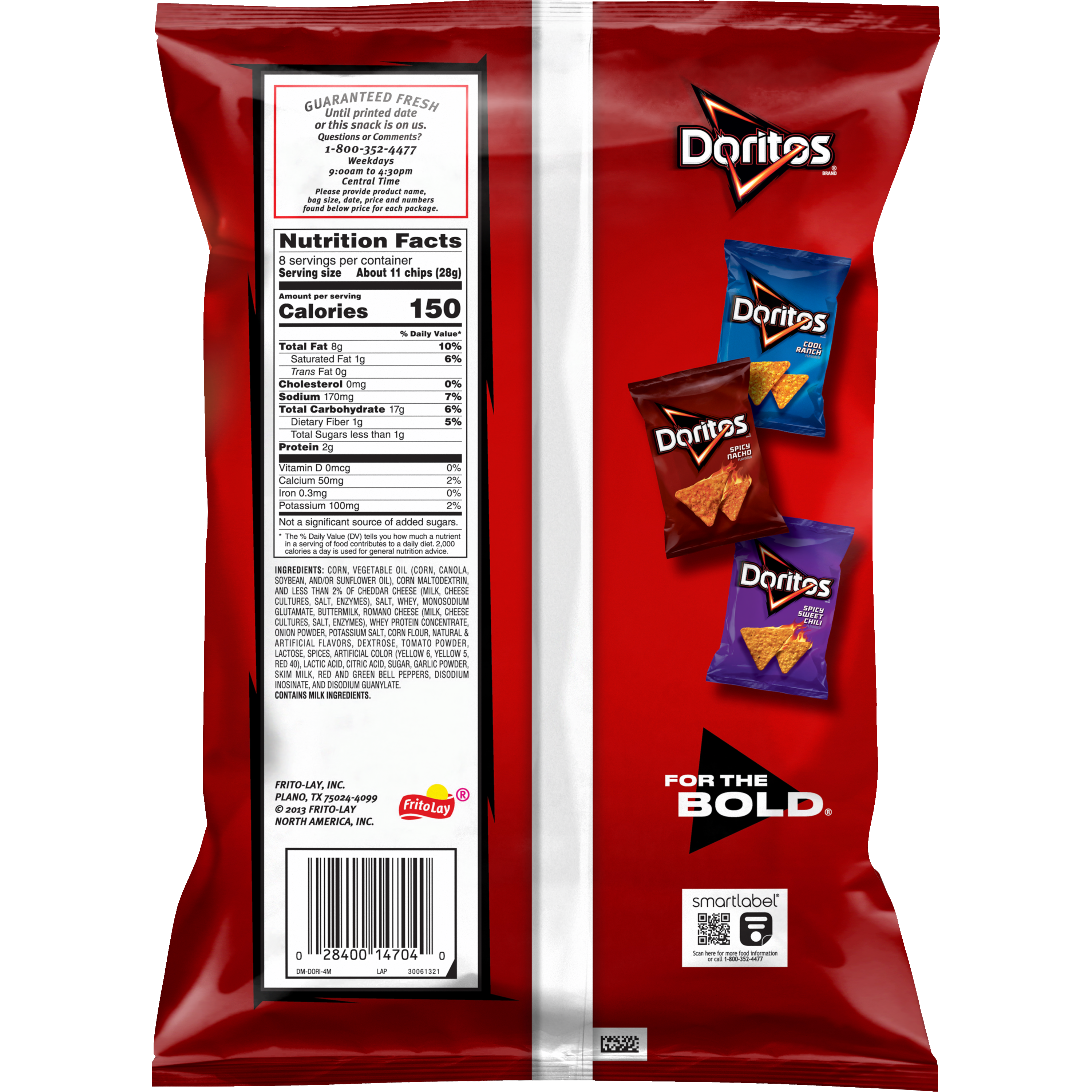 Doritos, Nacho Cheese Flavored, Tortilla Chips thumbnail