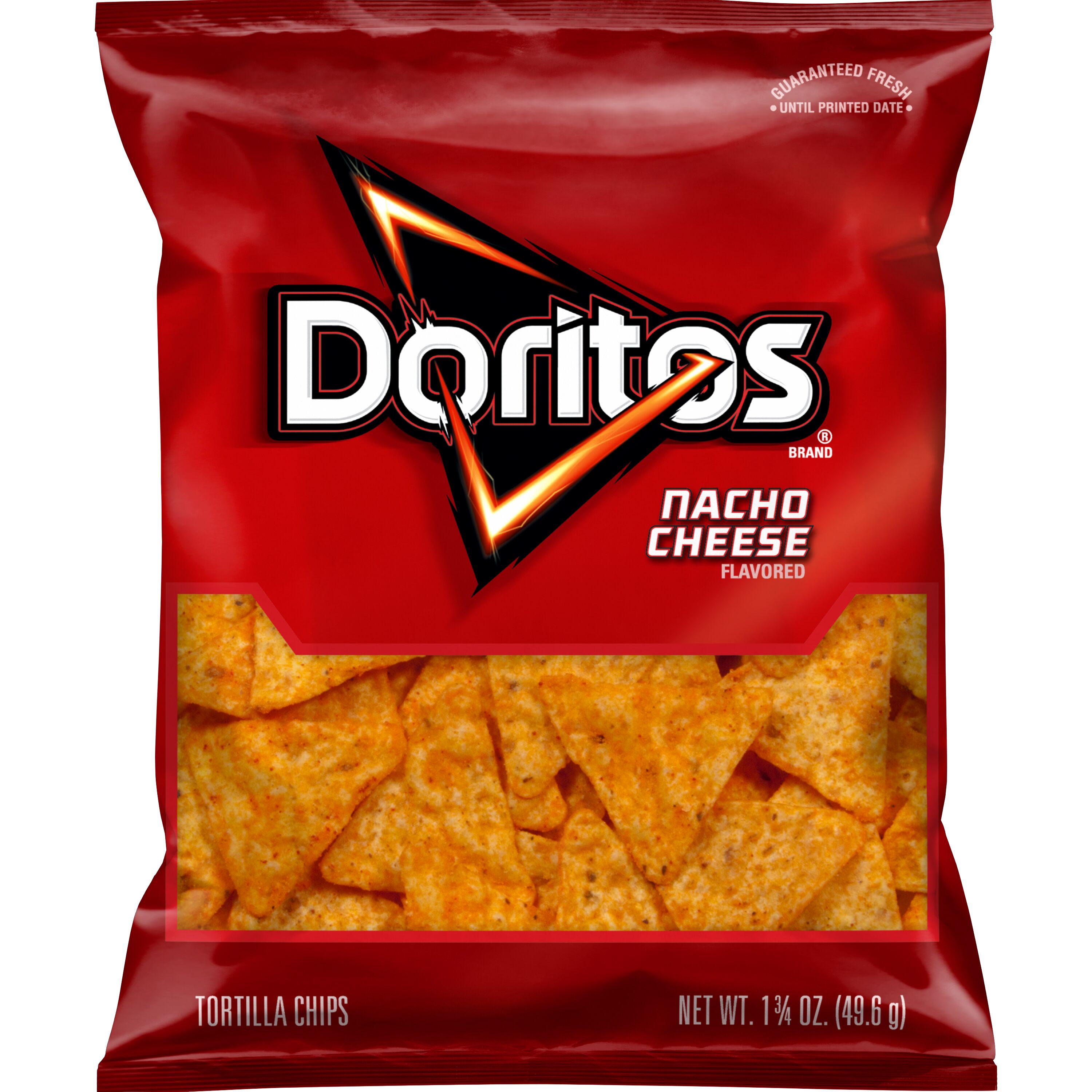 Doritos, Nacho Cheese Flavored, Tortilla Chips