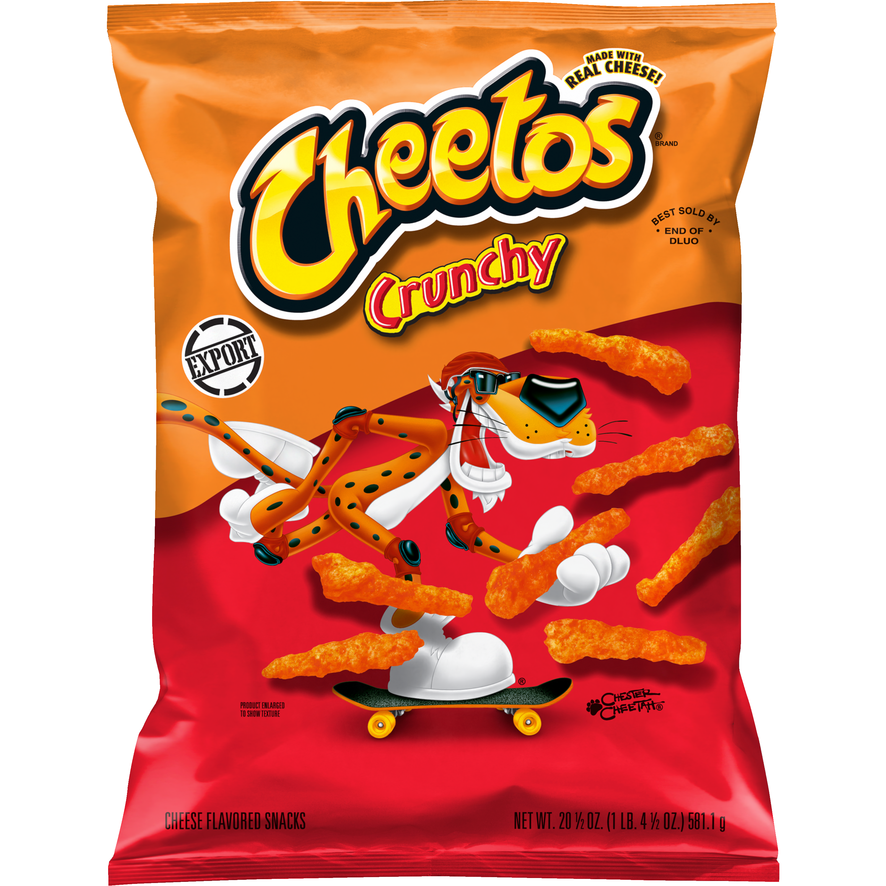 Cheetos, Crunchy, Cheese Flavored Snacks