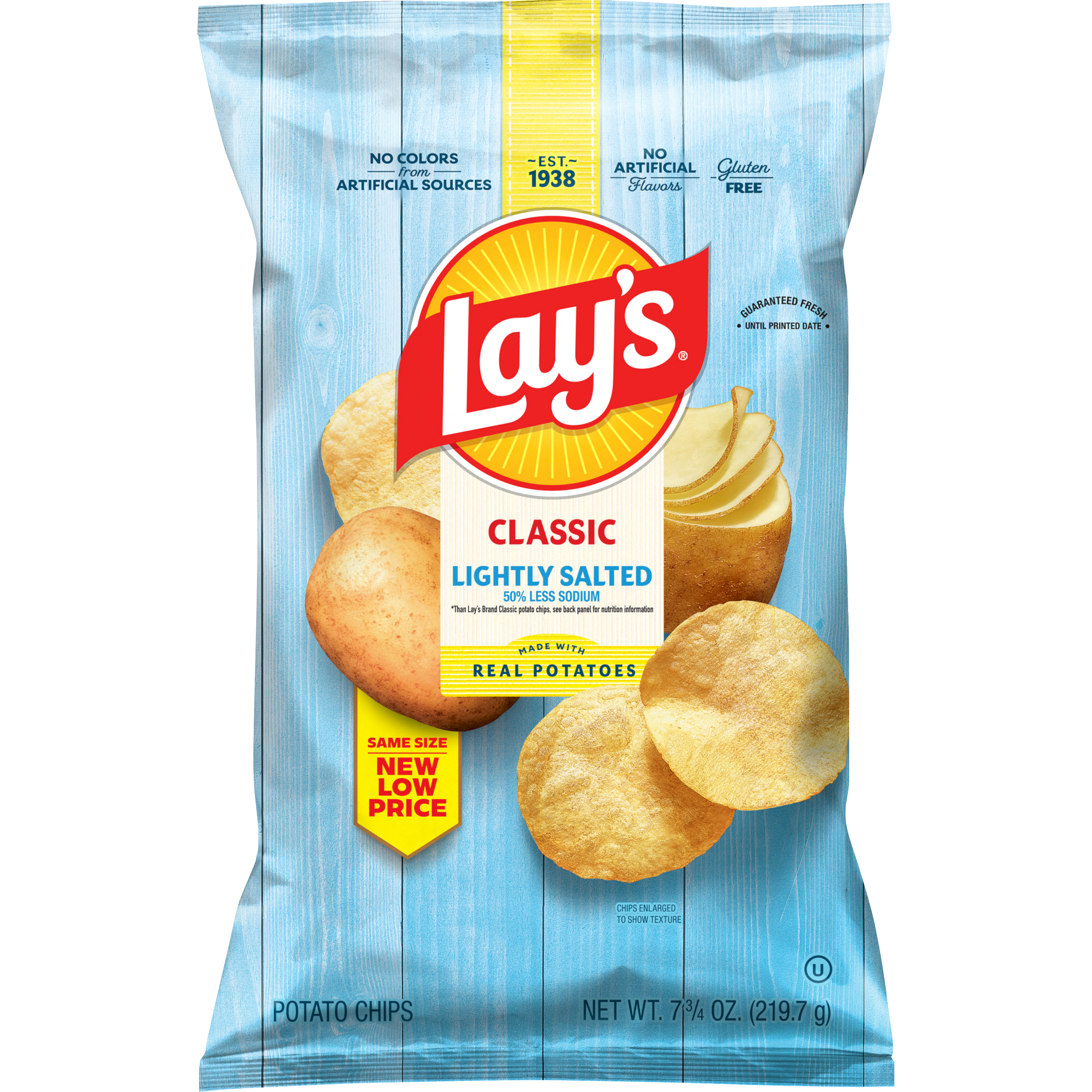 Lay's, Classic, Lightly Salted, Potato Chips