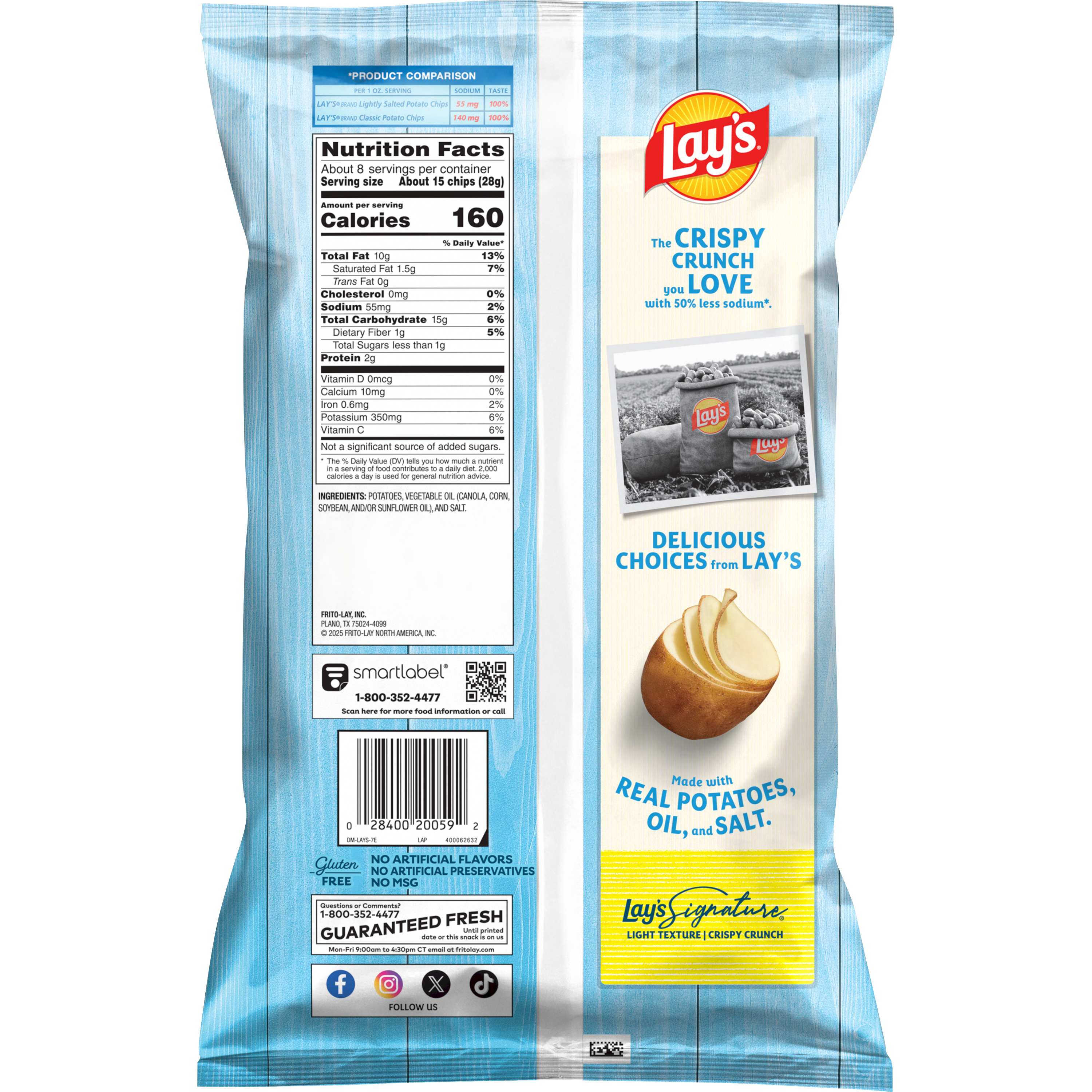 Lay's, Classic, Lightly Salted, Potato Chips thumbnail