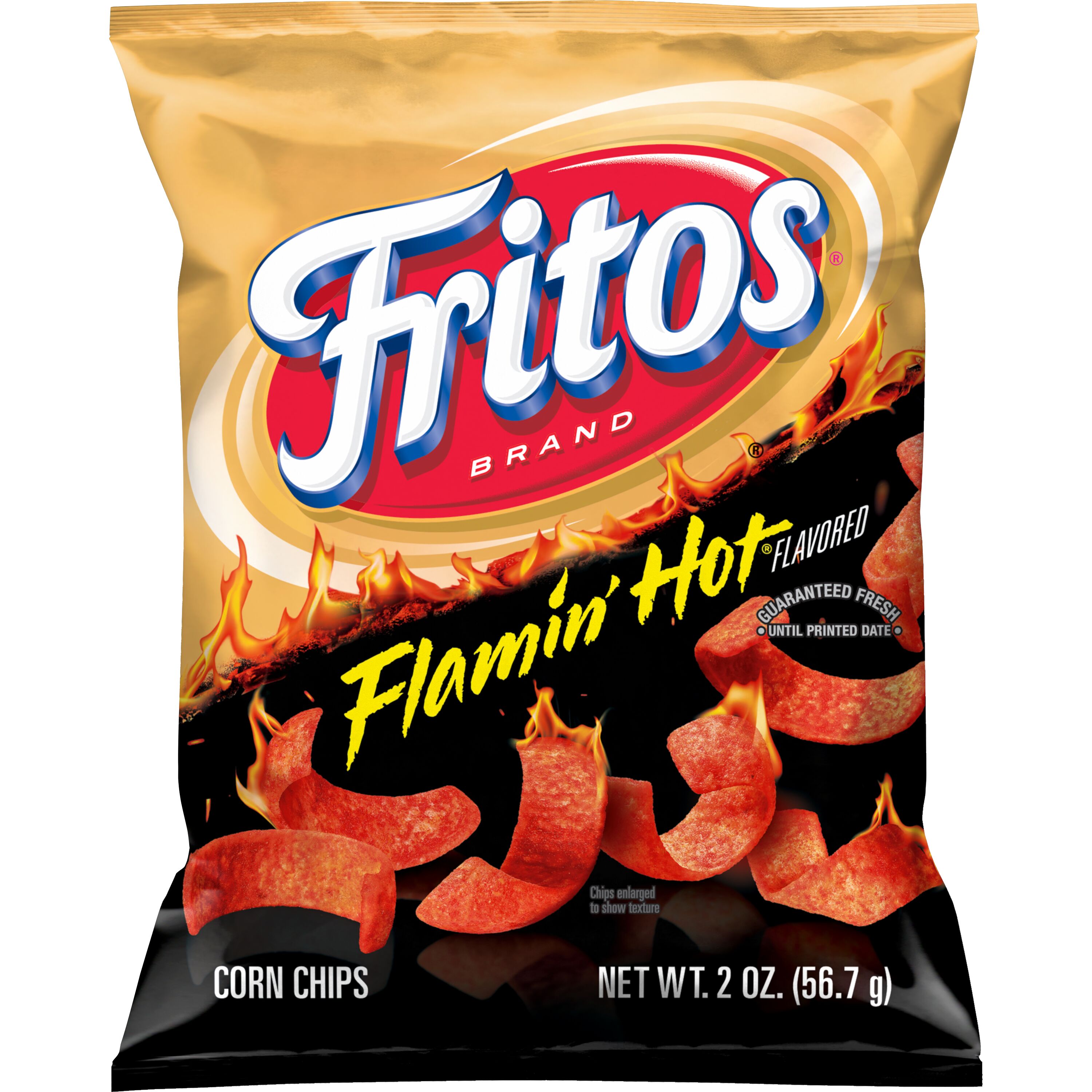 Fritos, Flamin' Hot Flavored, Corn Chips