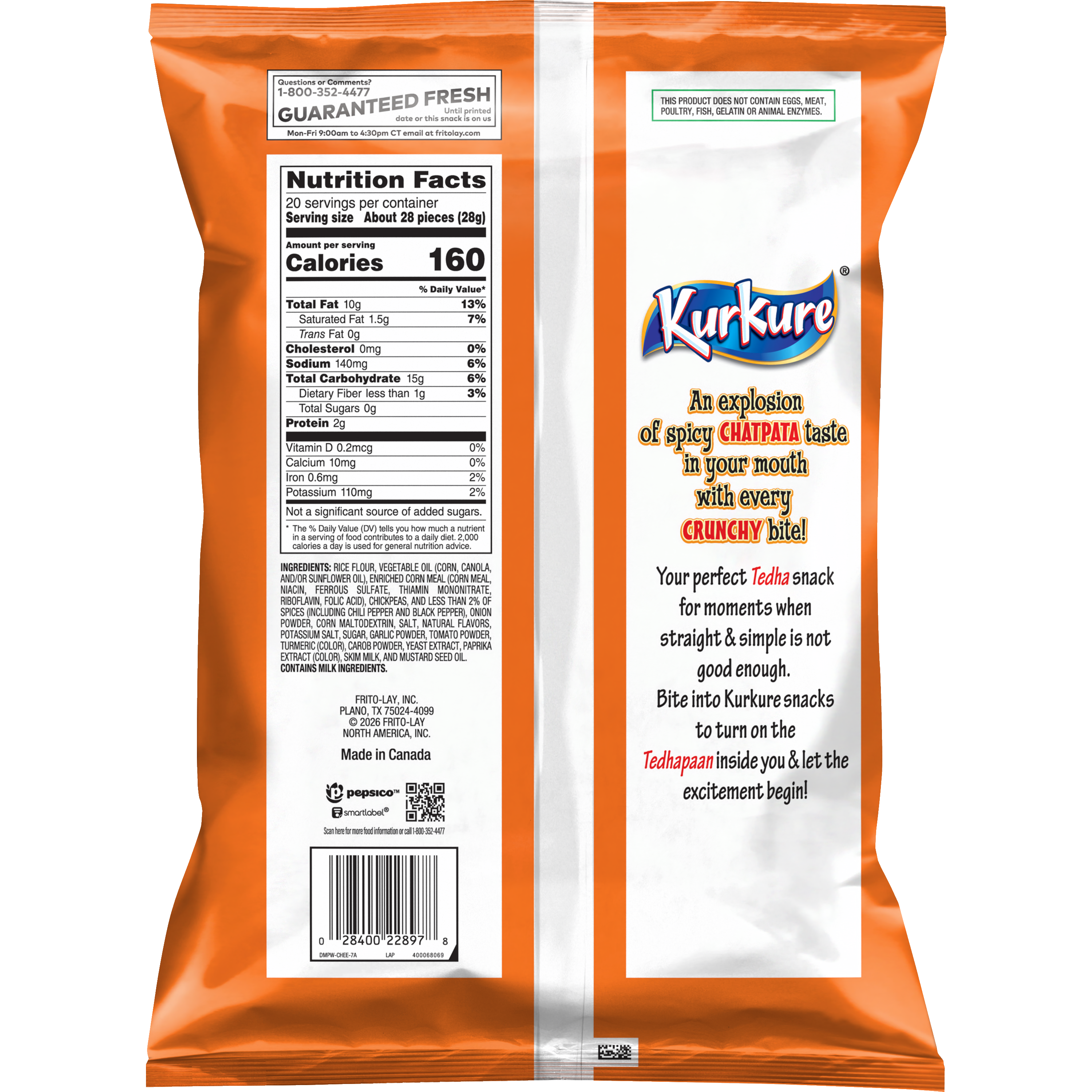 Kurkure, Masala Munch Flavored, Rice And Corn Snacks thumbnail