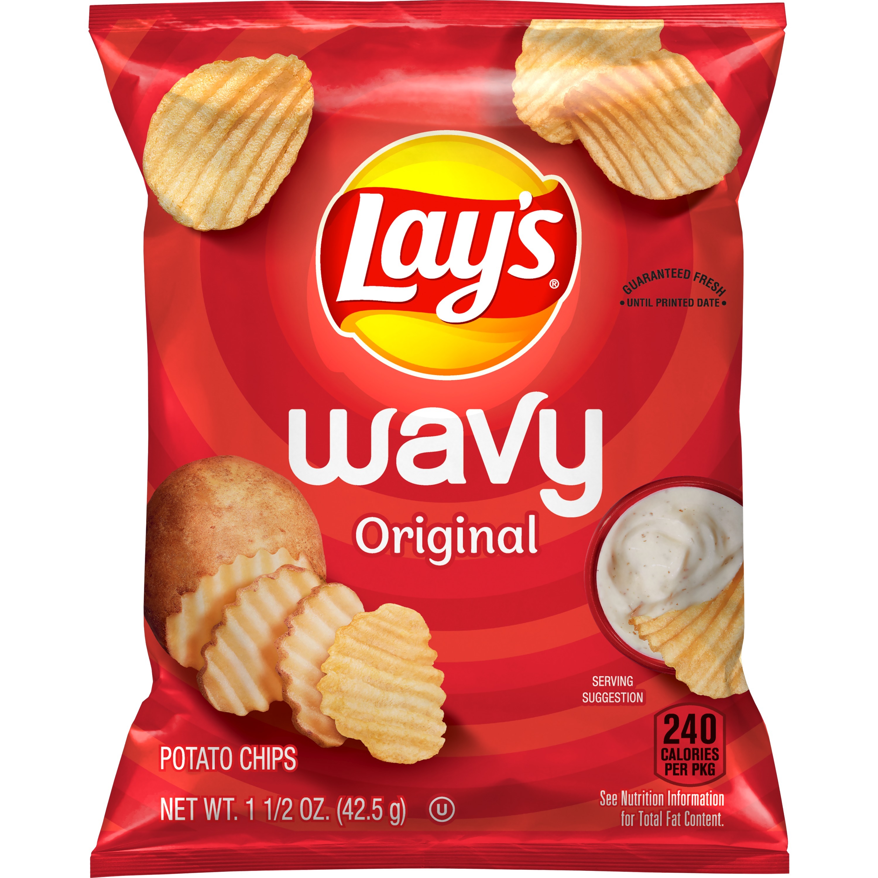 Lay's, Wavy, Original, Potato Chips