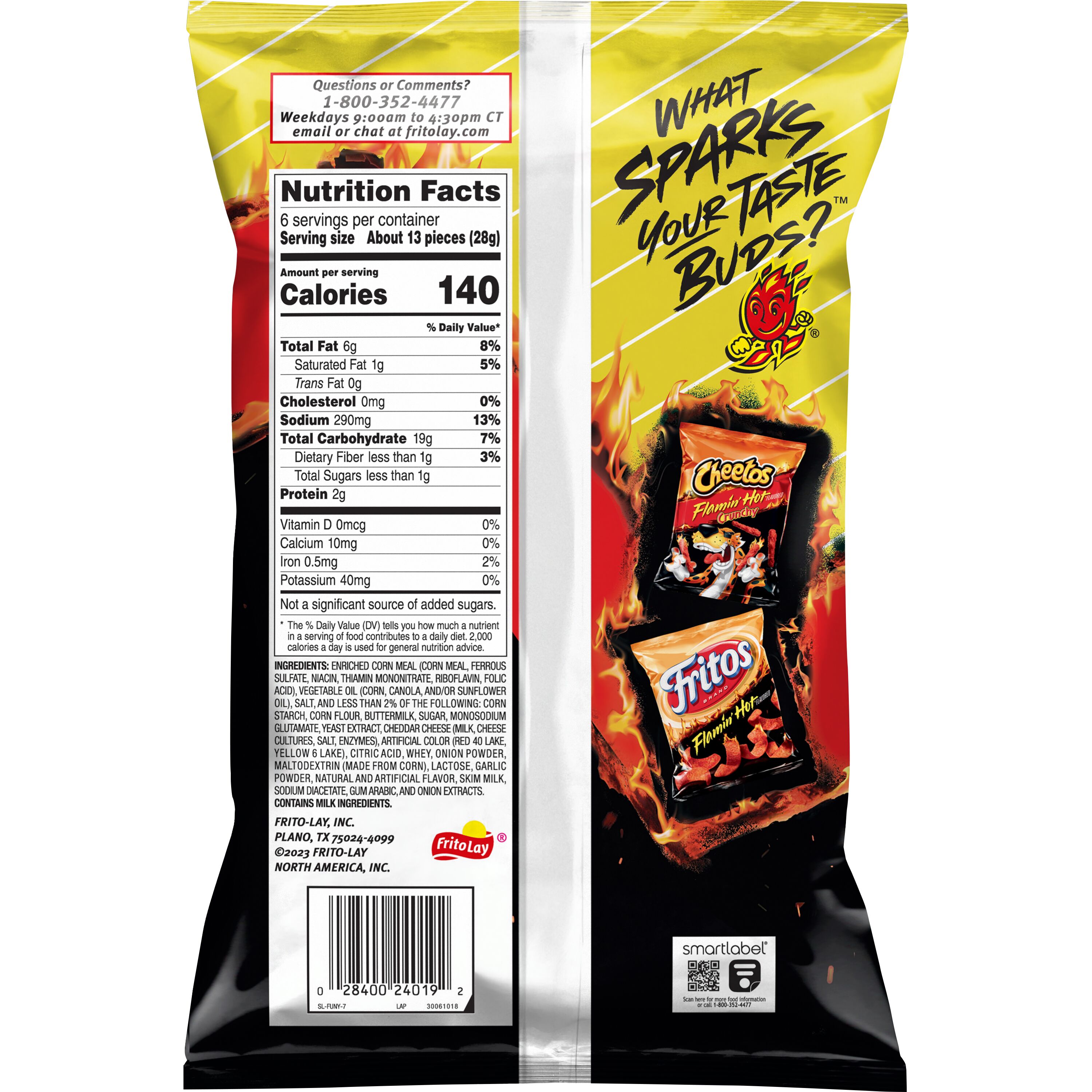 Funyuns, Flamin' Hot Flavored, Onion Flavored Rings thumbnail
