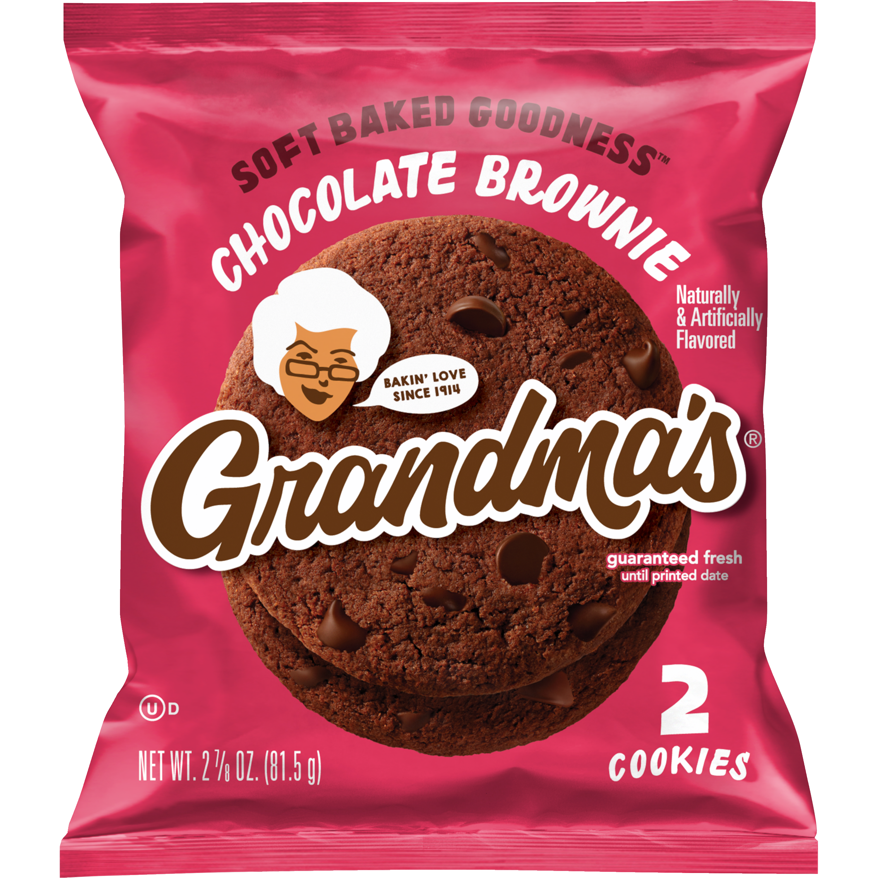 Grandma's, Chocolate Brownie Naturally & Artificially Flavored, Cookies